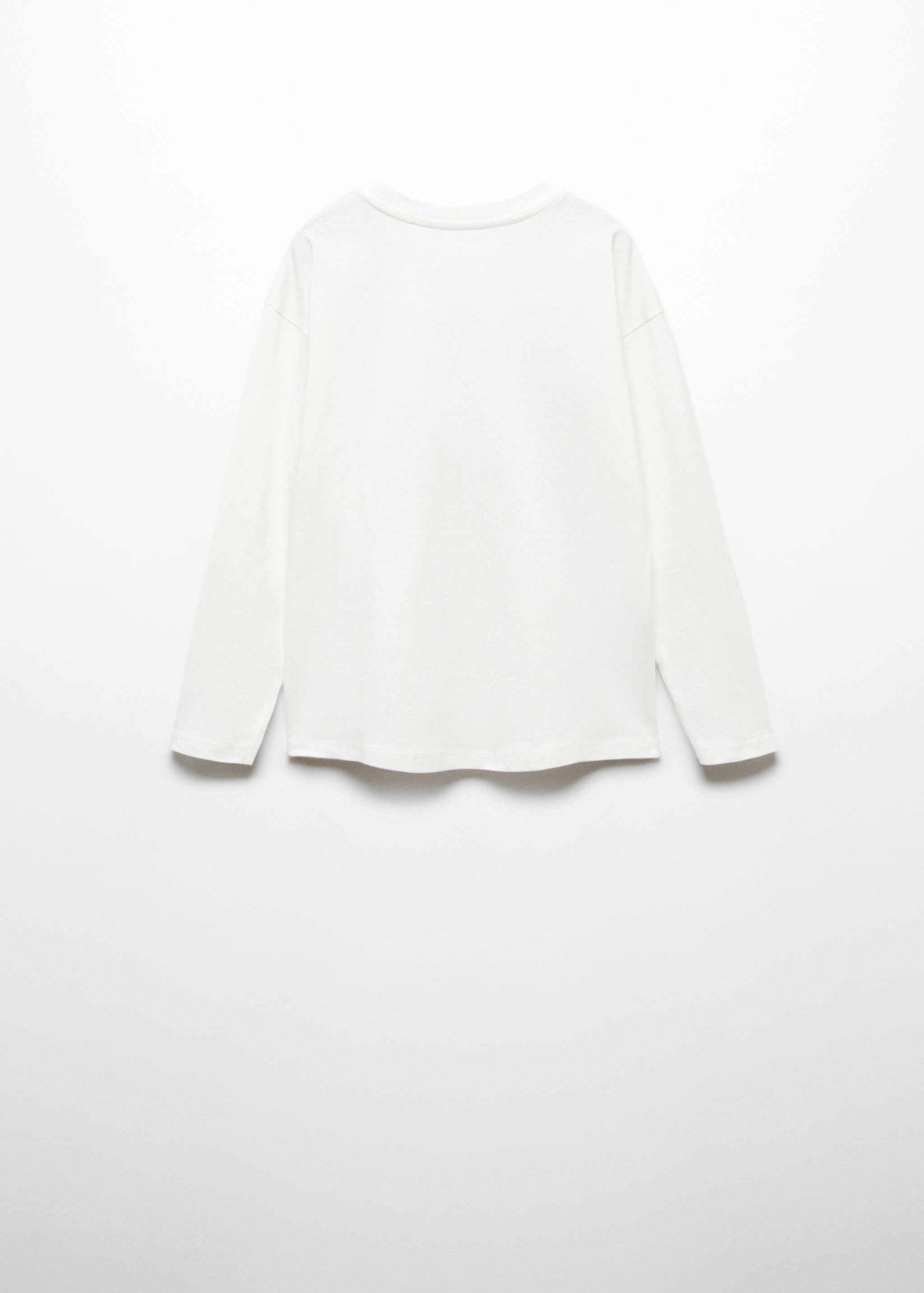 Printed image T-shirt - Reverse of the article