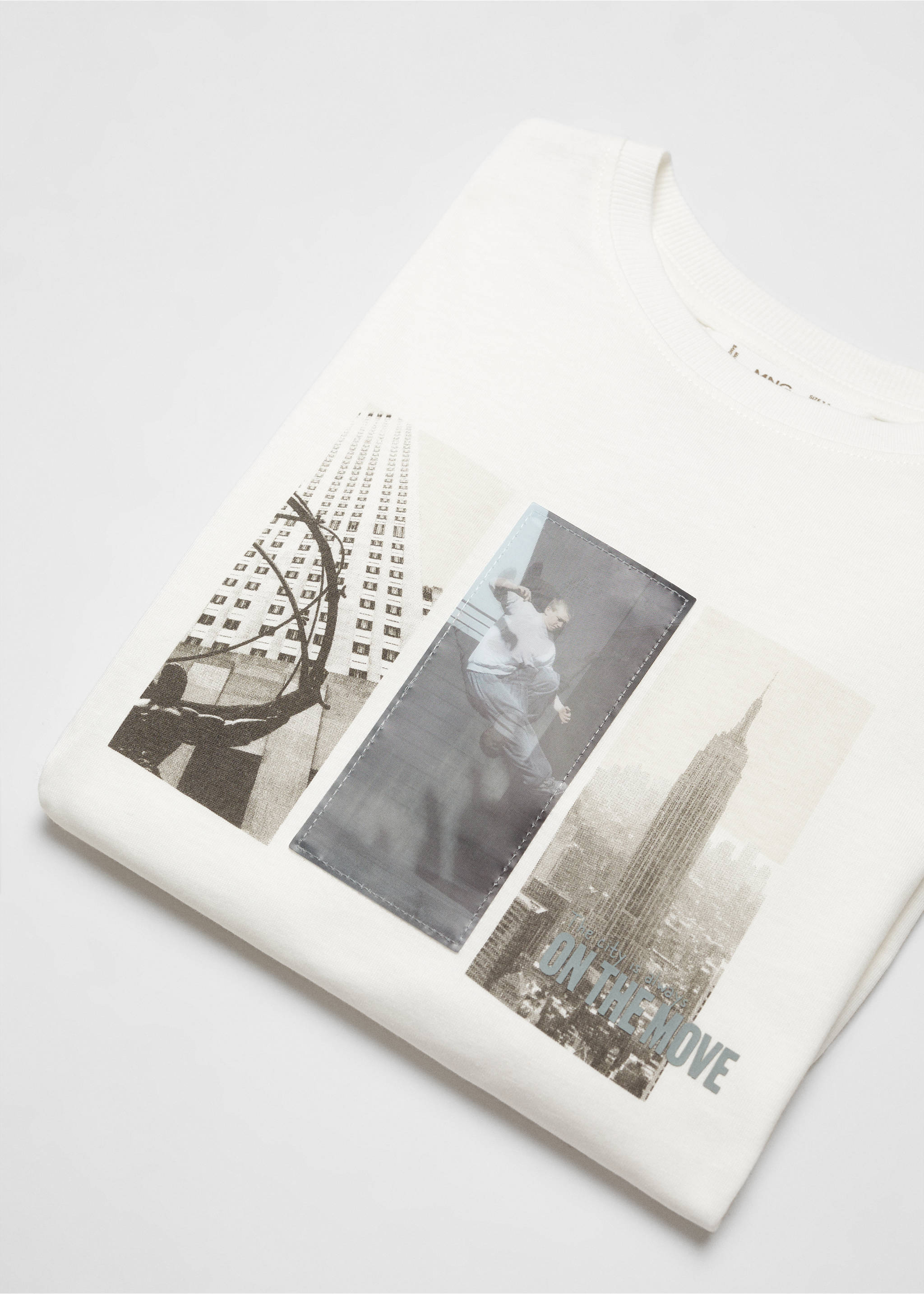 Printed image T-shirt - Details of the article 8, Off White. Ref: 67060649-00.