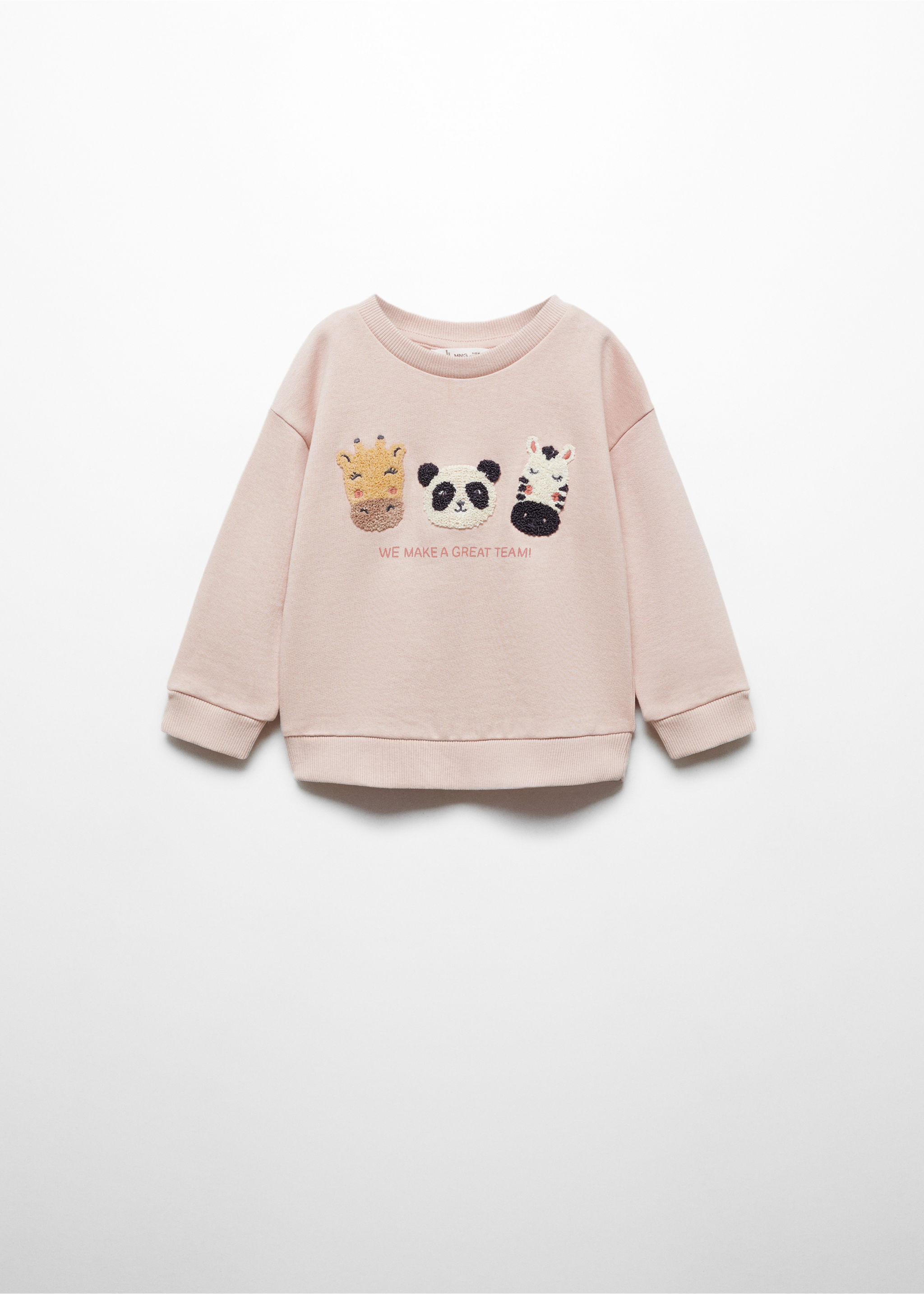 Embroidered drawing sweatshirt - Article without model