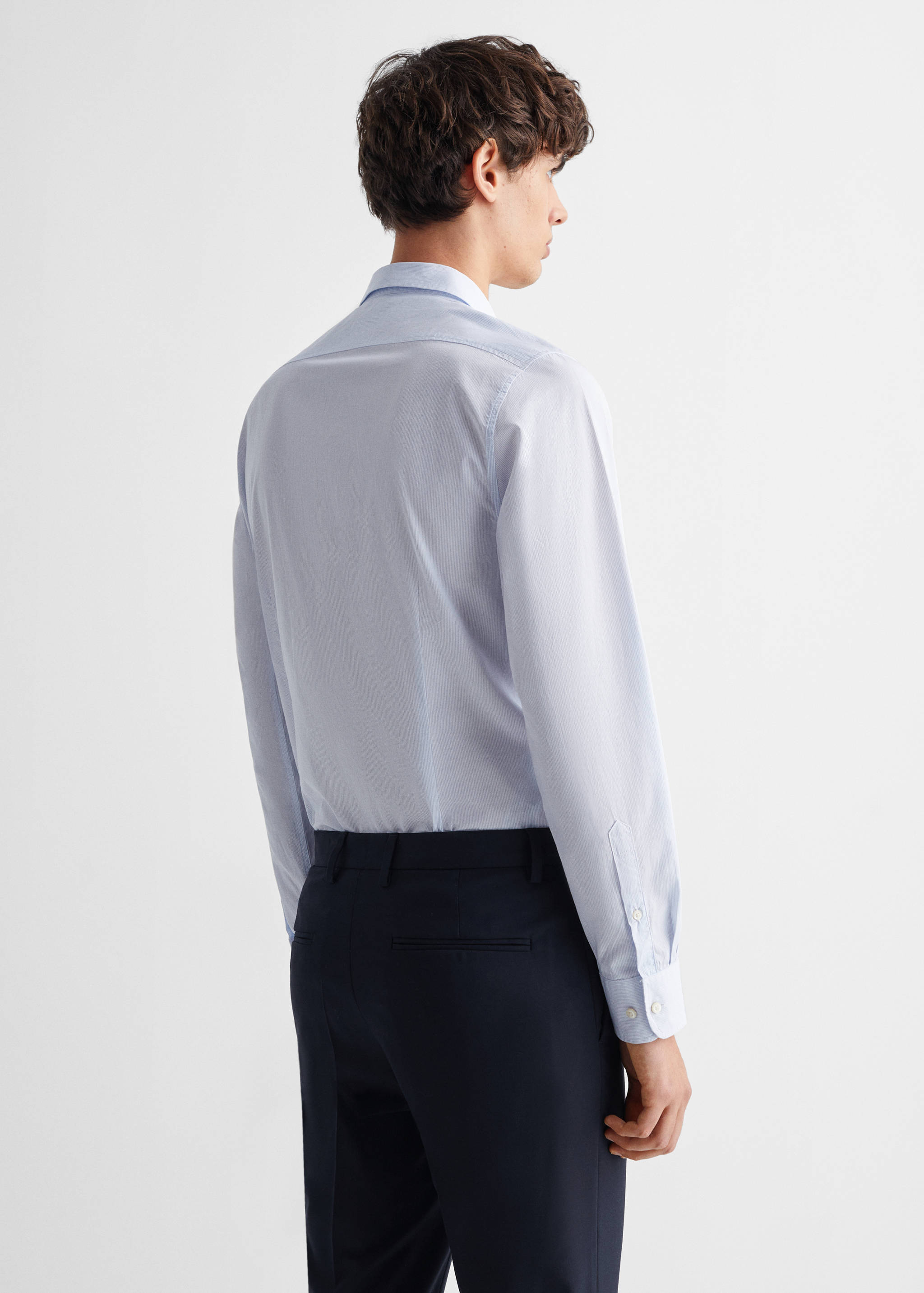 Bomull Oxford skjorta - Artikelns baksida