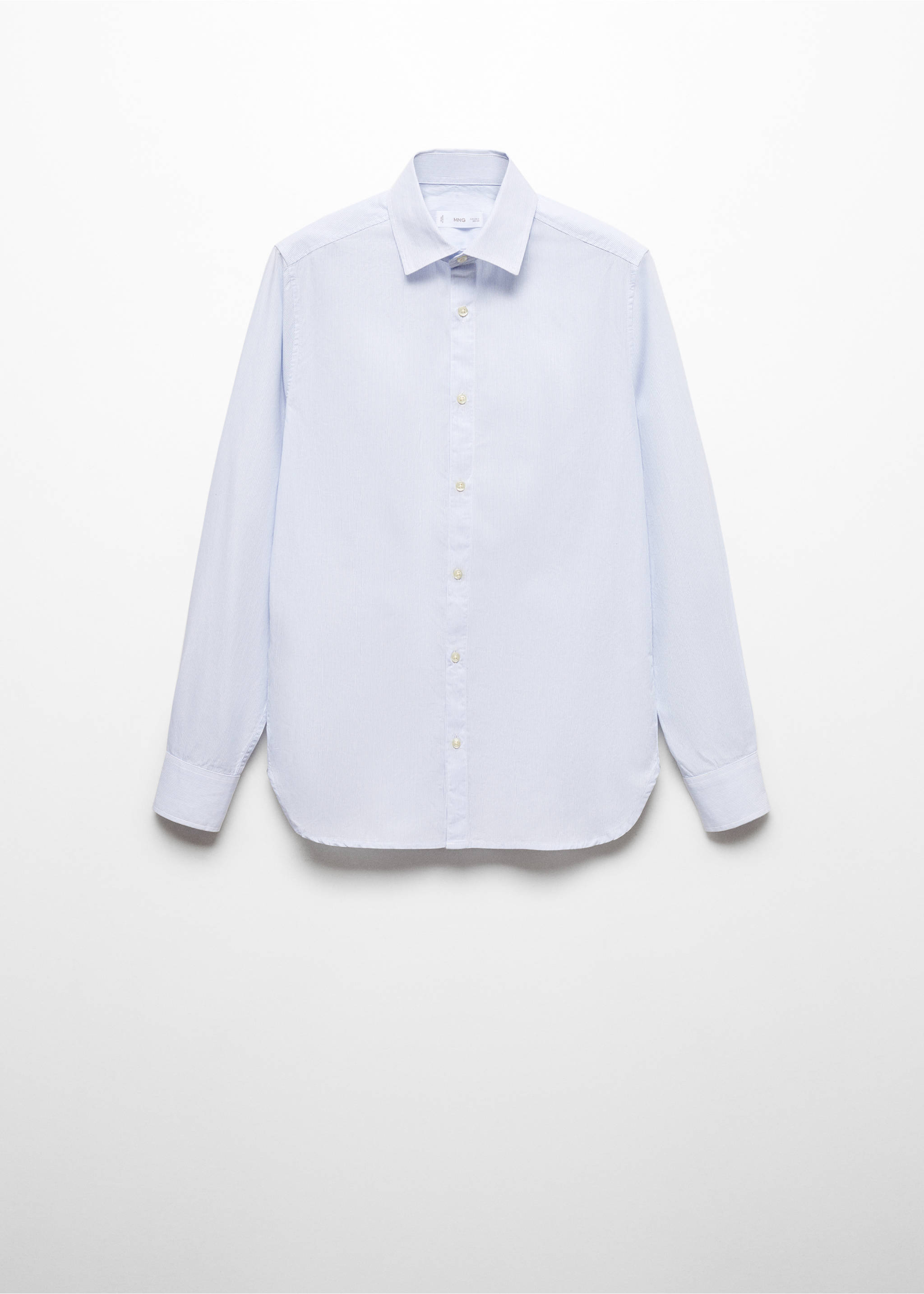 Bomull Oxford skjorta - Artikel utan modell, Himmelblå. Ref: 67060651-00.