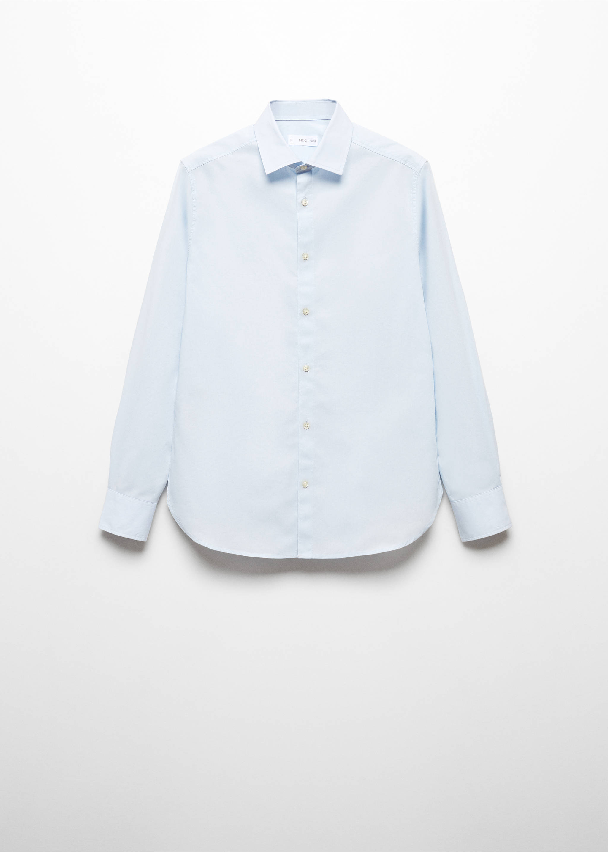 Bomull Oxford skjorta - Artikel utan modell, Blå. Ref: 67060651-00.