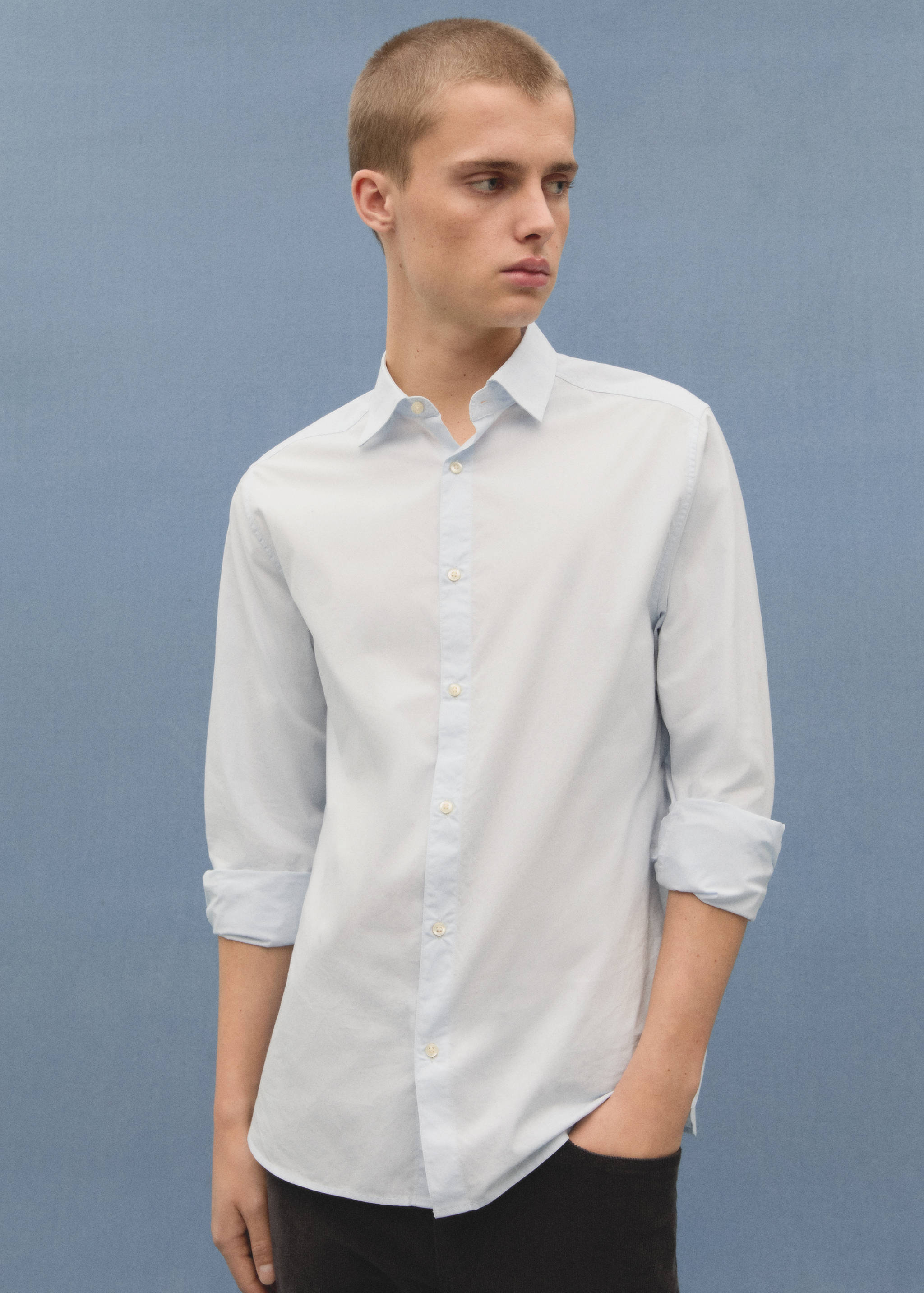 Bomull Oxford skjorta - Detaljer om artikeln 5