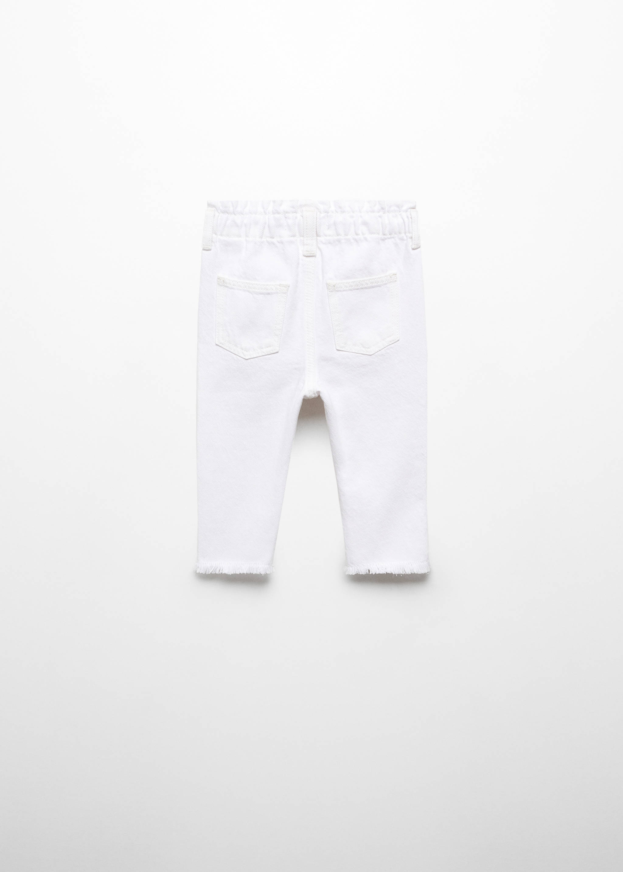 Paperbag jeans - Reverse of the article