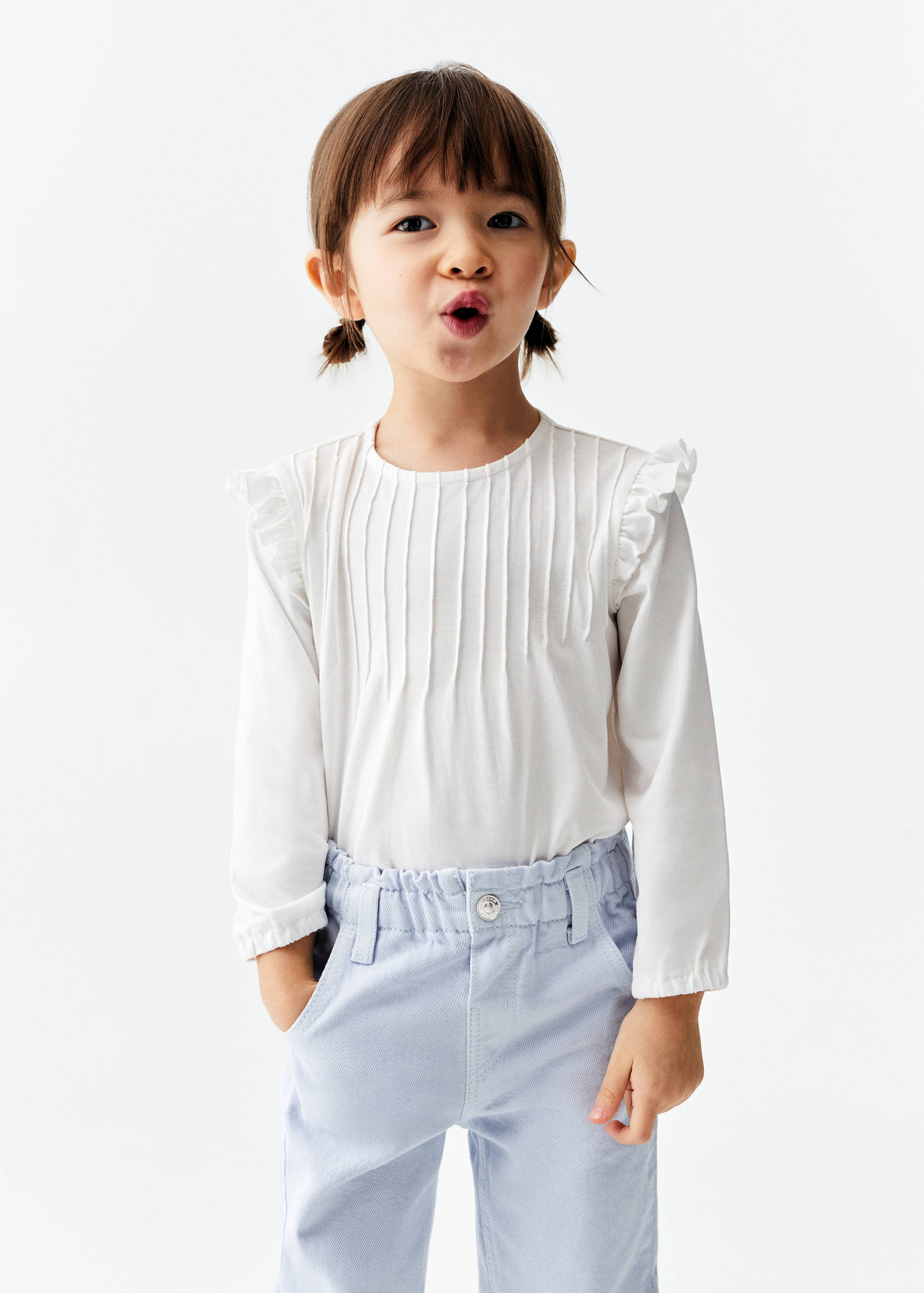 Paperbag jeans - Medium plane