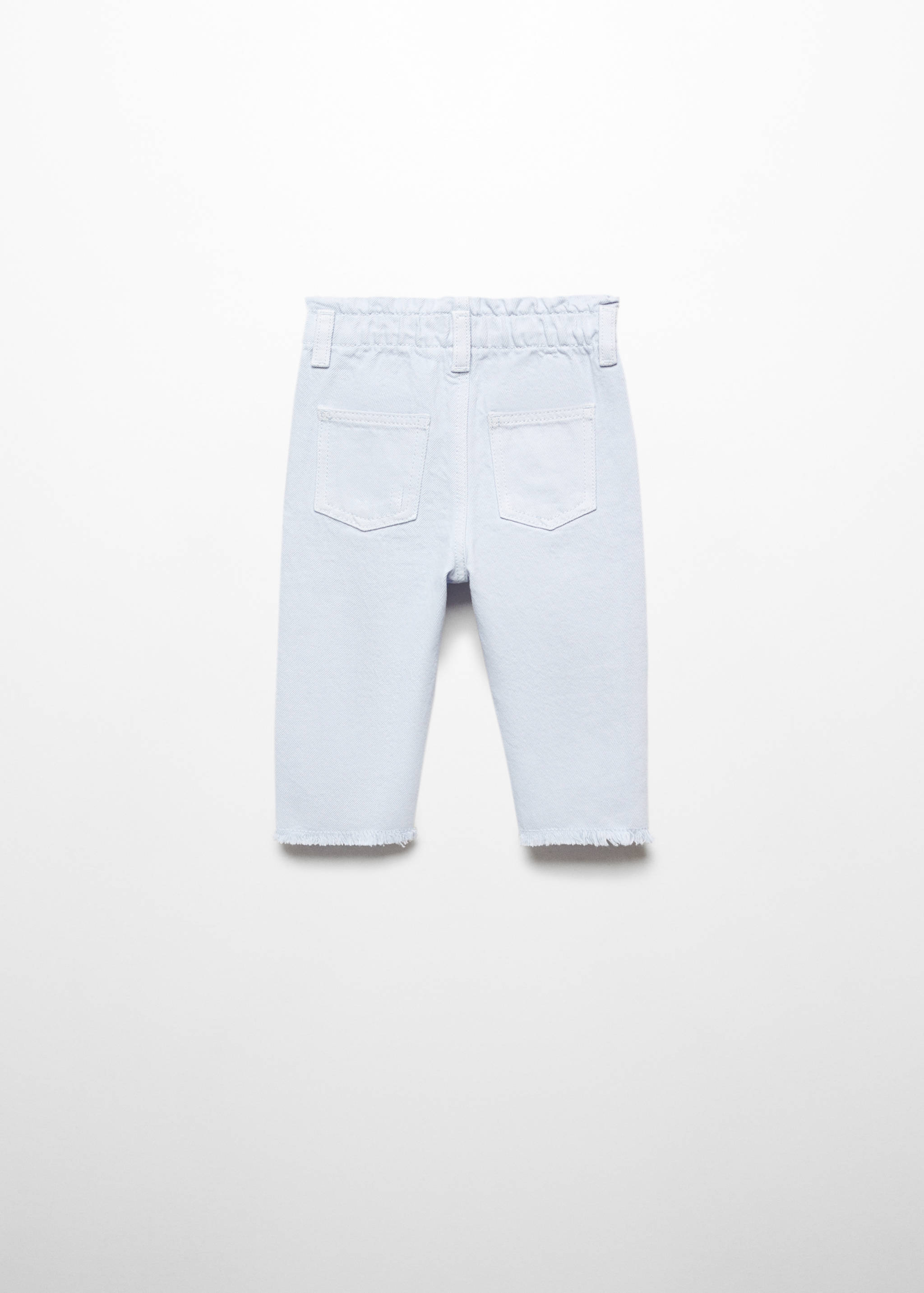 Paperbag jeans - Reverse of the article