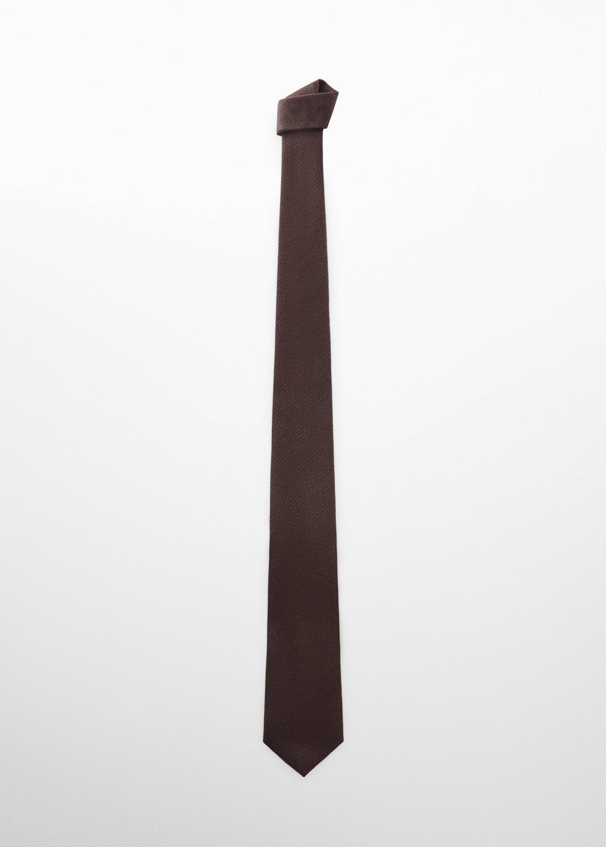 Structured cotton tie - Article without model