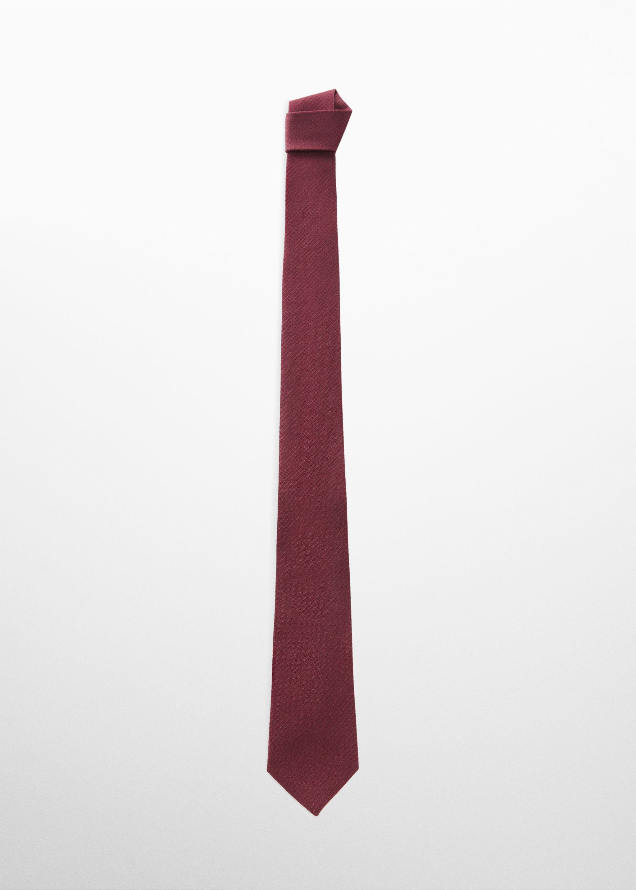 Structured cotton tie - Article without model