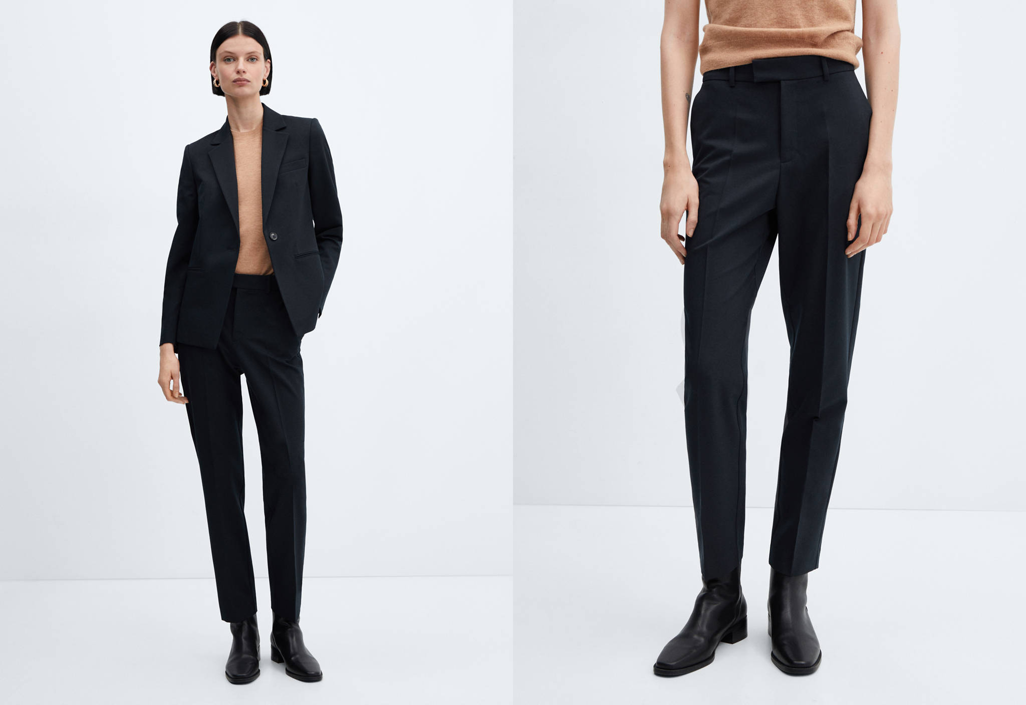 Straight-fit pantalon - Panoramische tekening