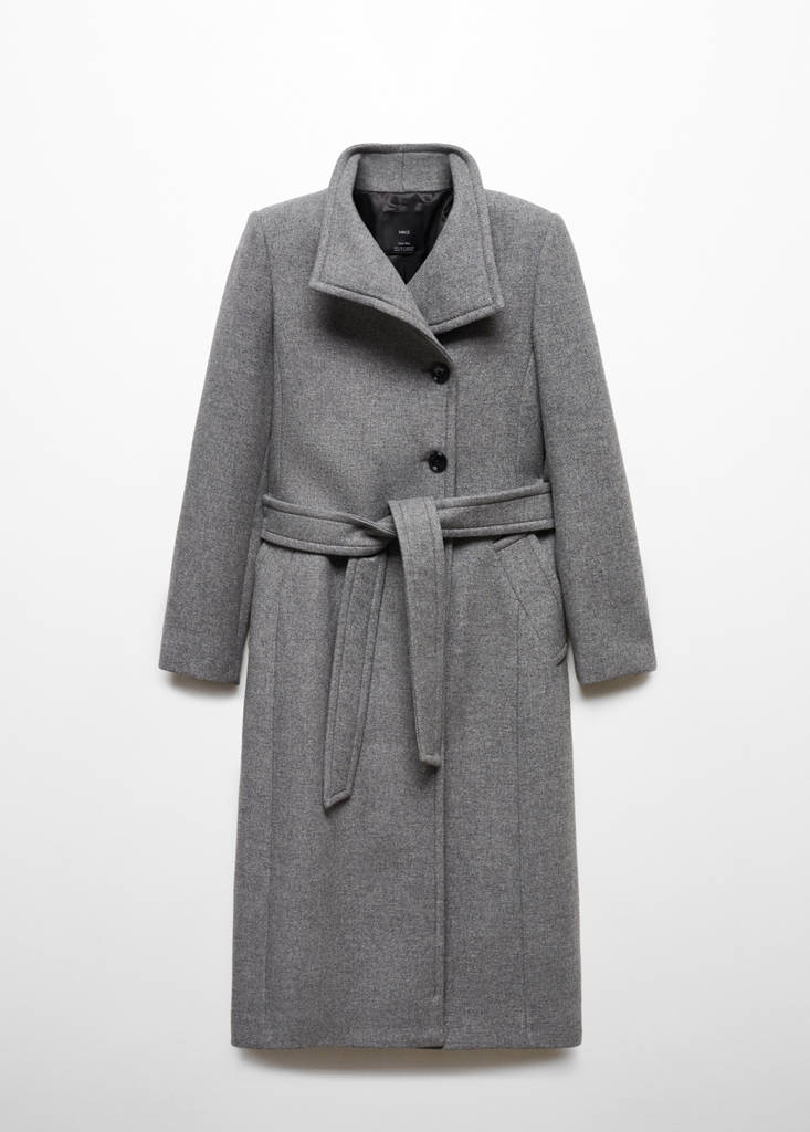 Manteco wool coat with belt - Women | MANGO OUTLET USA
