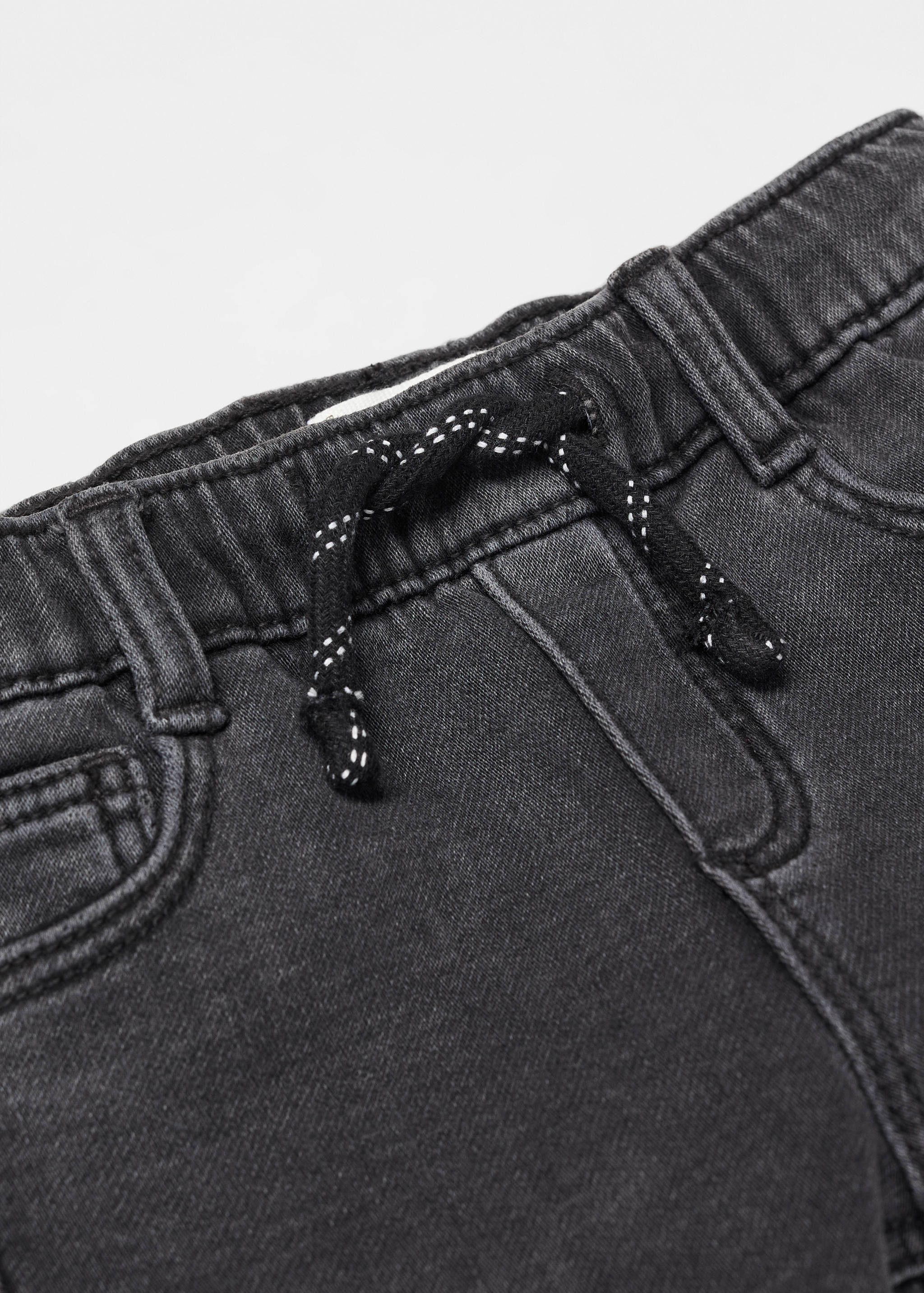 Drawstring waist jeans - Details of the article 8