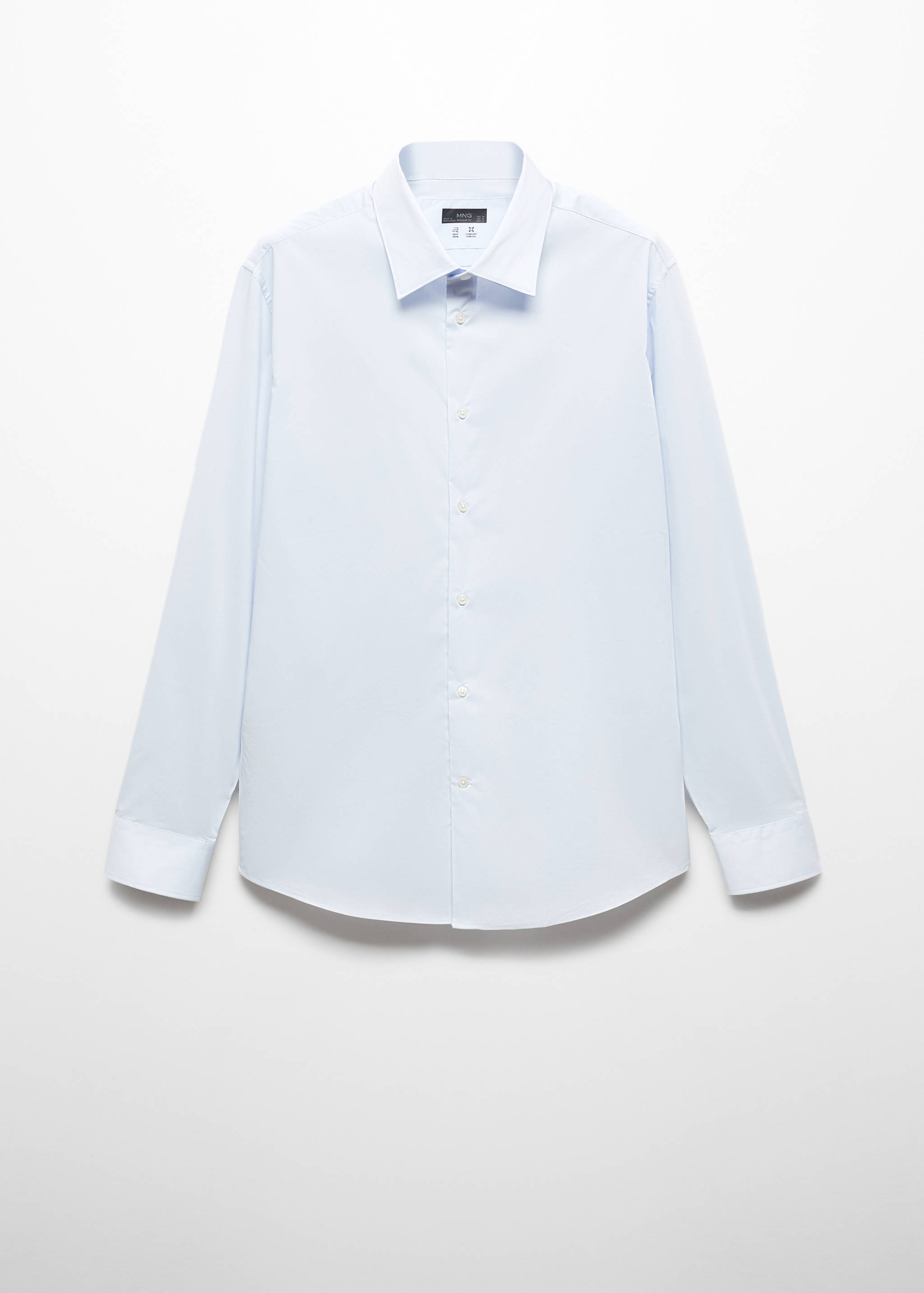 Slim fit stretch cotton shirt - Article without model
