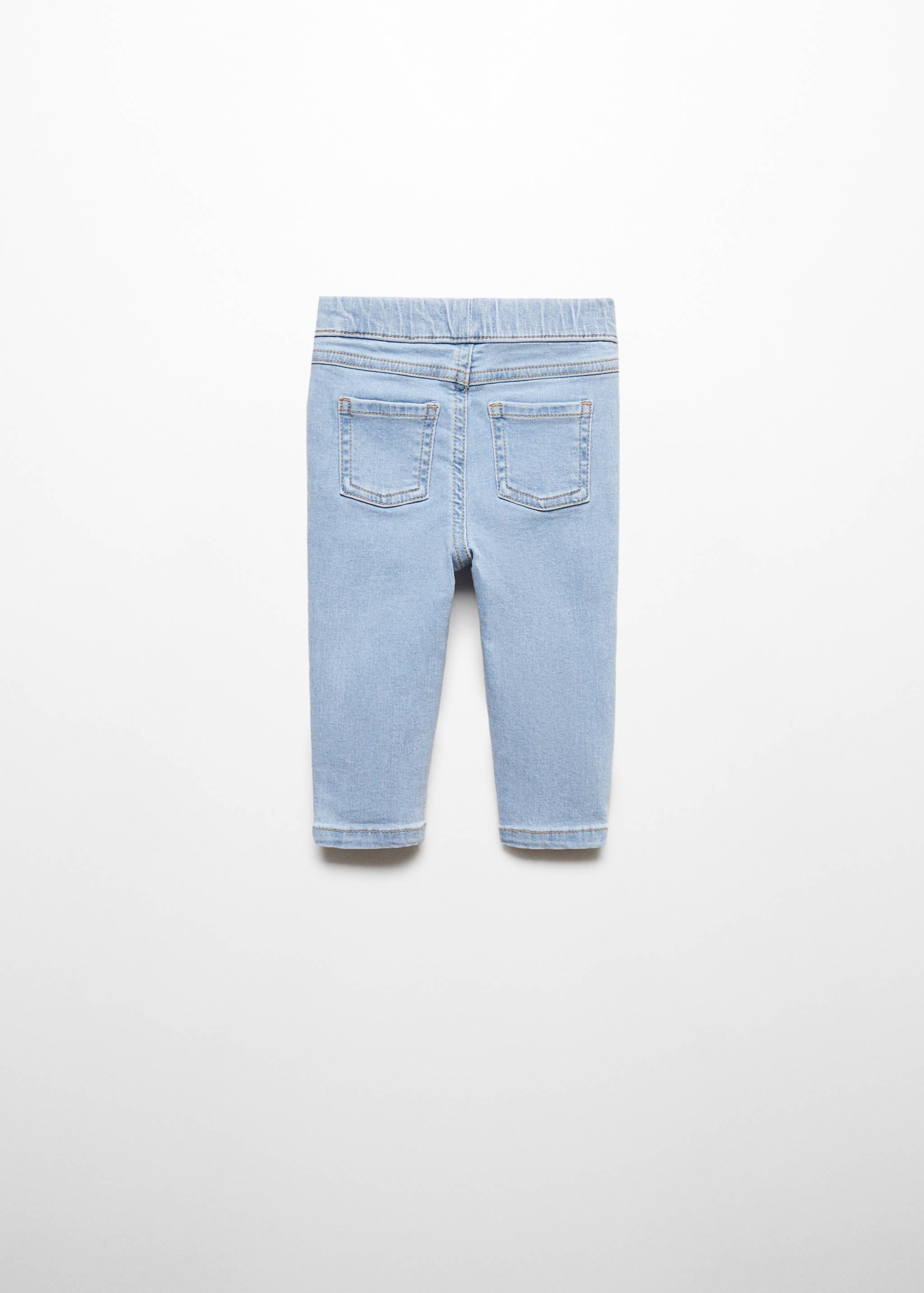 Drawstring waist jeans - Reverse of the article