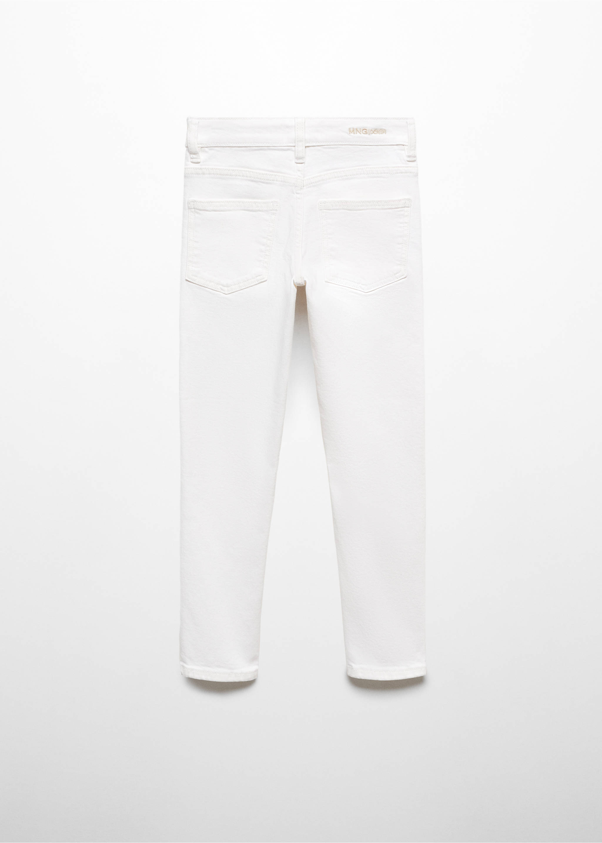 Slim-fit jeans - Reverse of the article, White. Ref: 67061505-00.