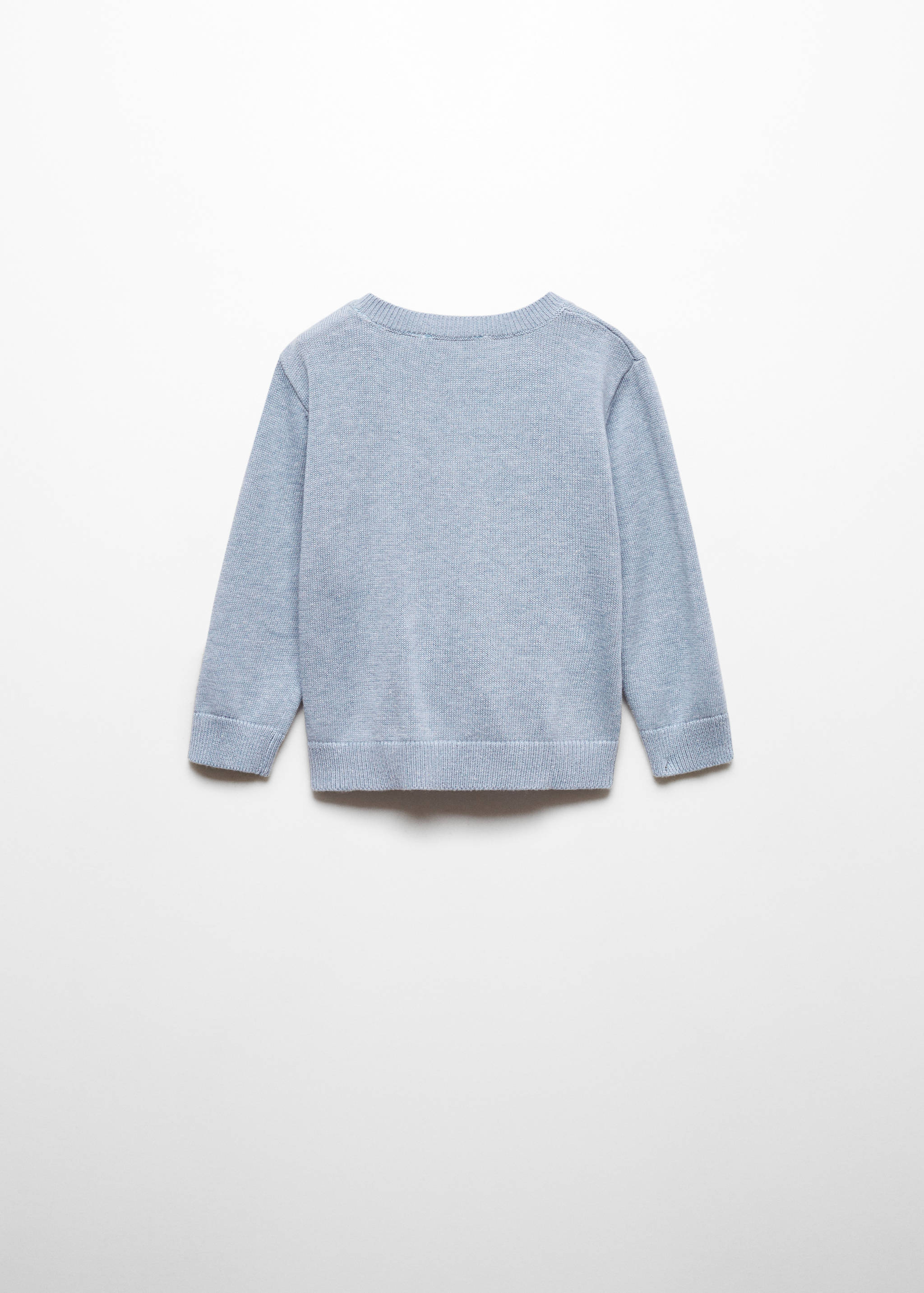 Pull-over jaspé coton - Verso de l’article