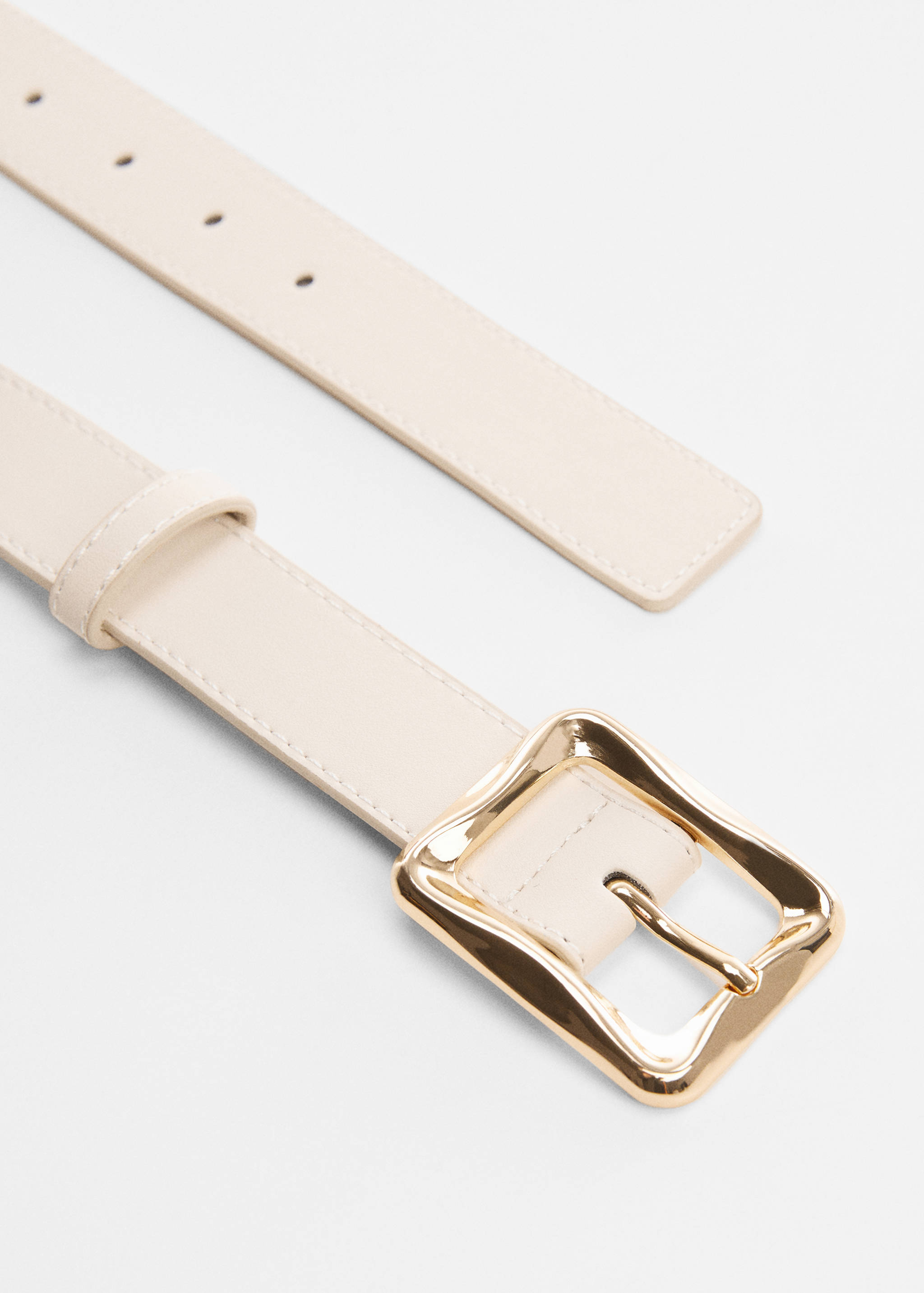 Belt with irregular buckle - Medium plane