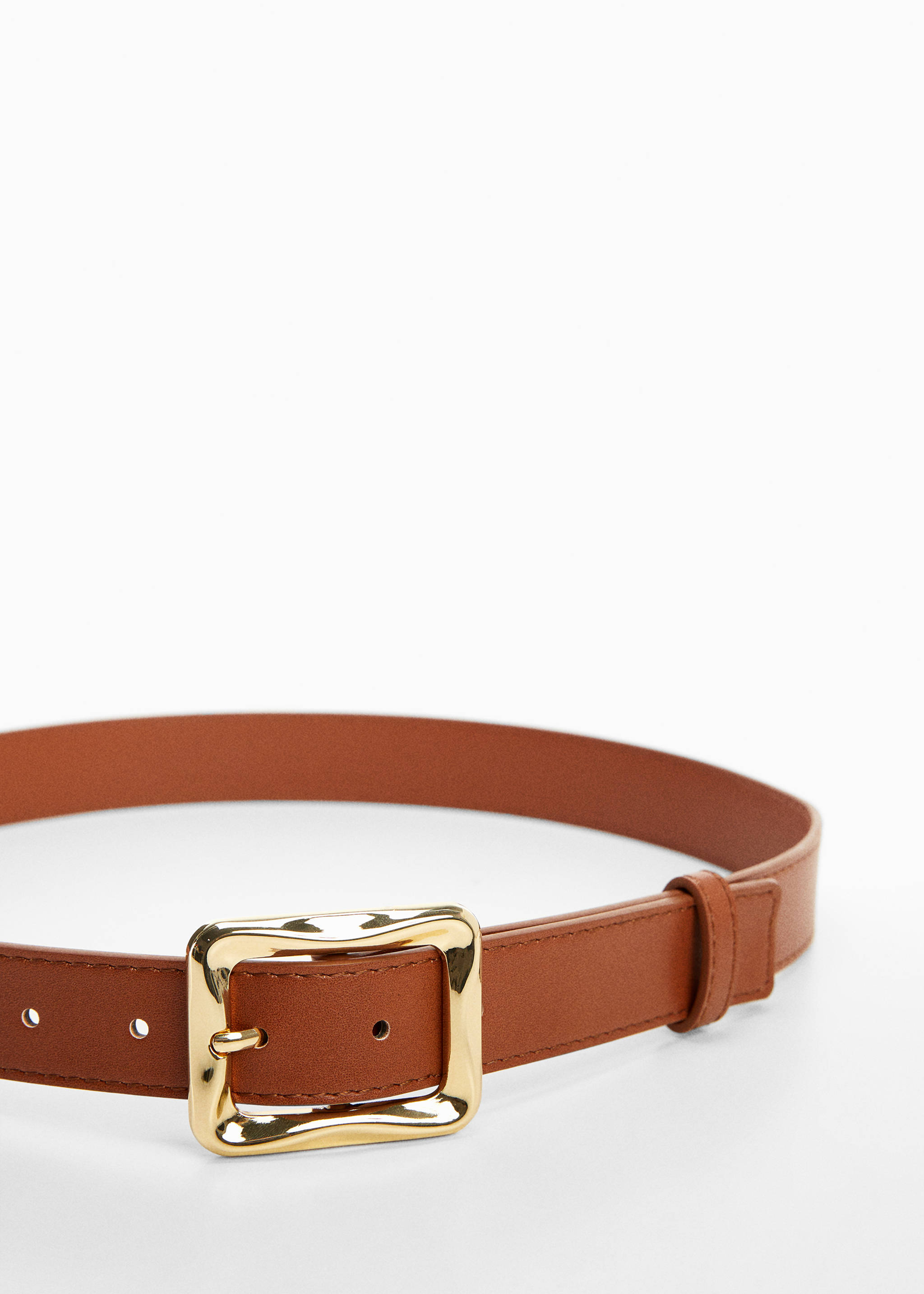 Belt with irregular buckle - Medium plane