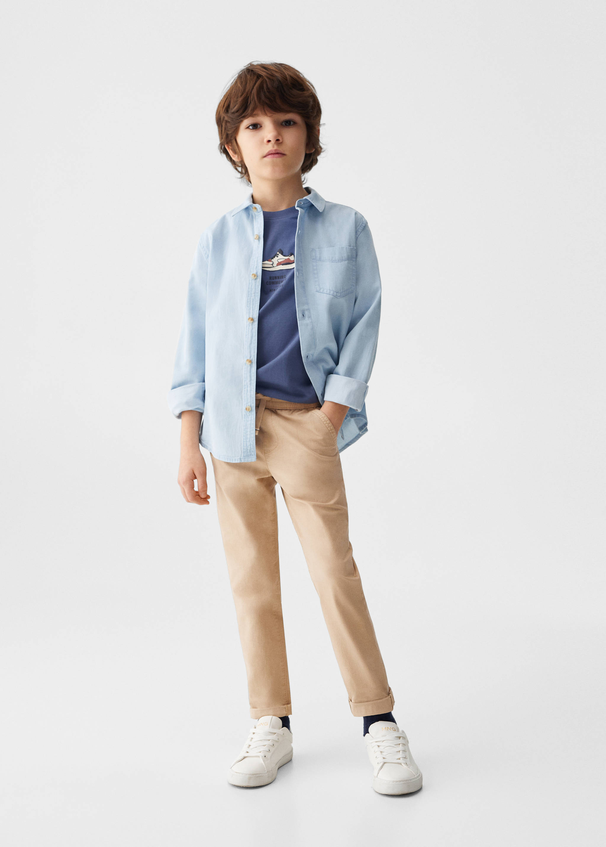 Jogger-Hose aus Baumwolle - Allgemeine Ansicht