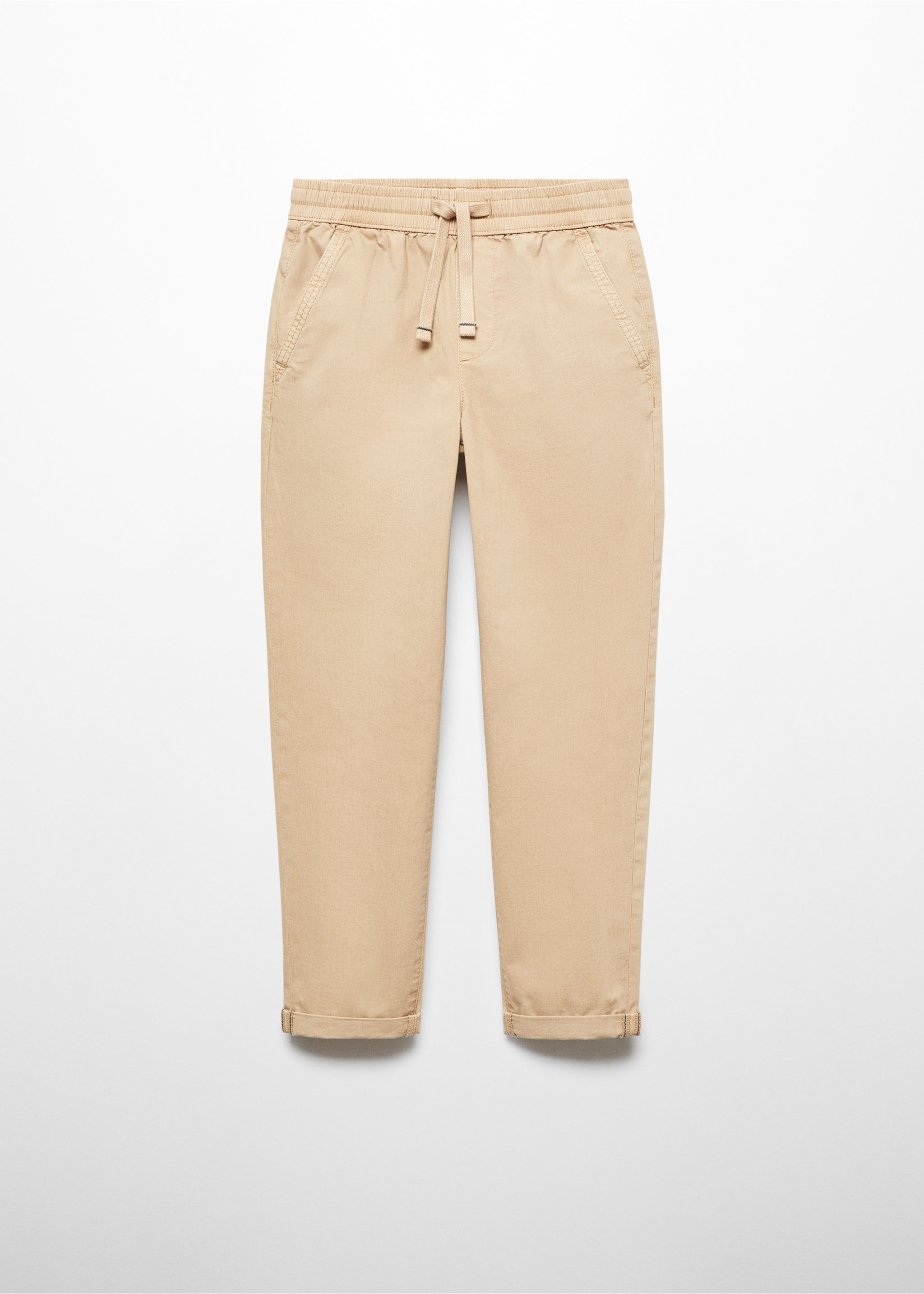 Cotton jogger-style trousers - Article without model