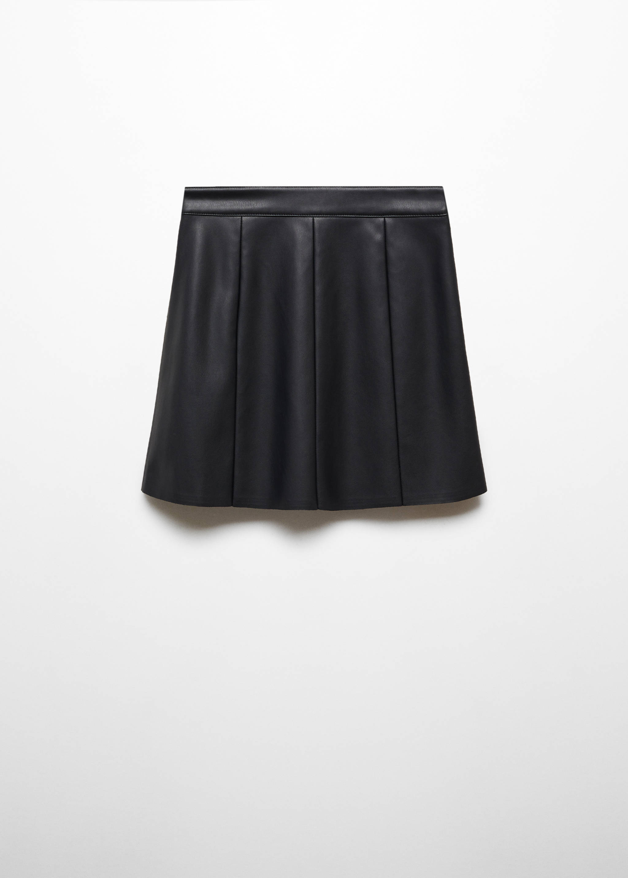 Faux-leather skirt - Article without model