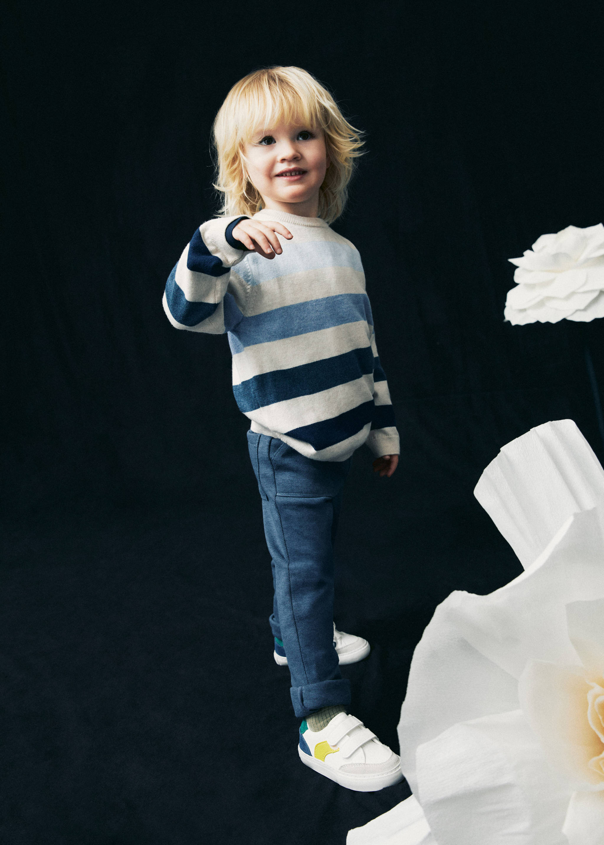 Cotton jogger-style trousers - General plane