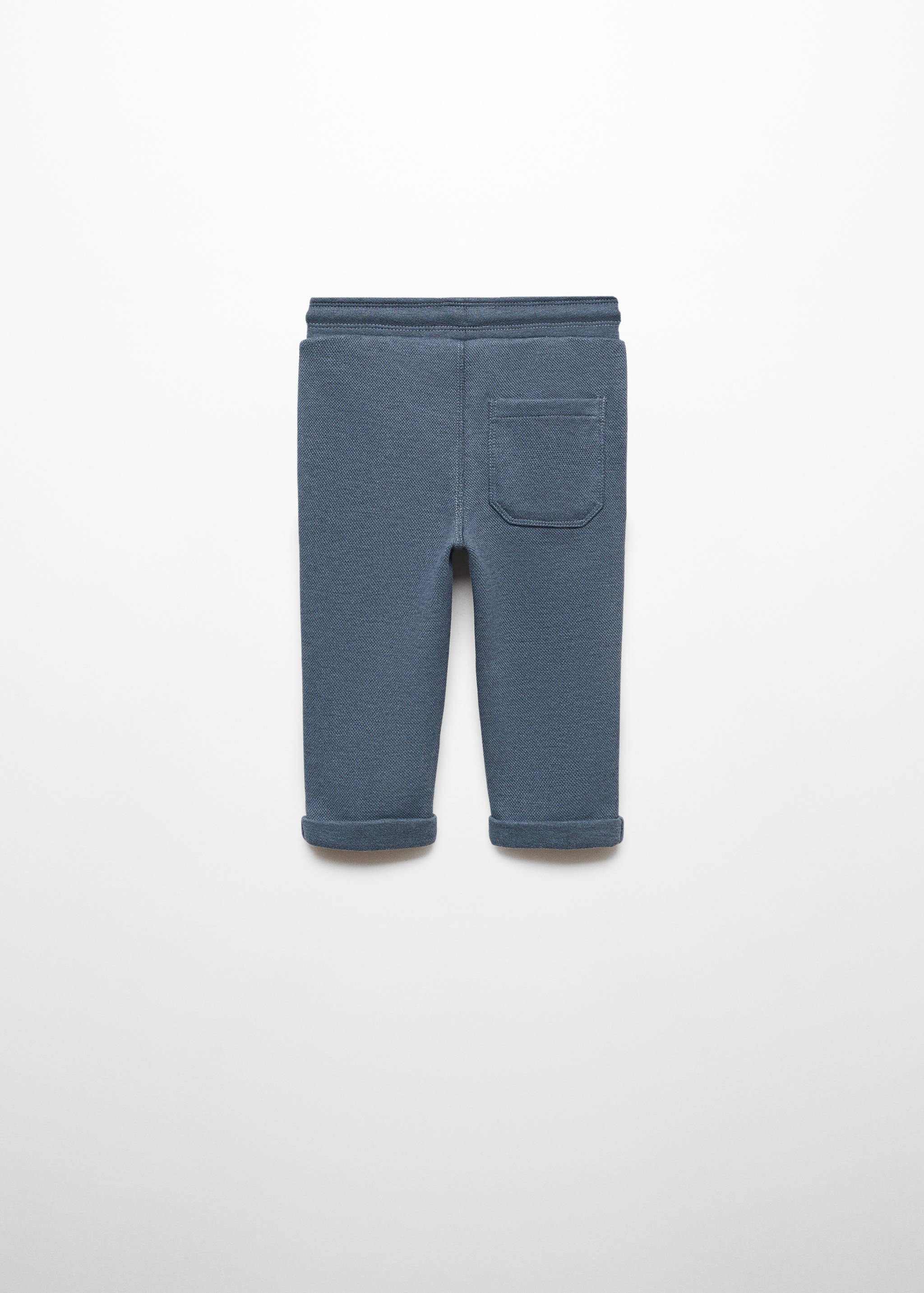 Cotton jogger-style trousers - Reverse of the article