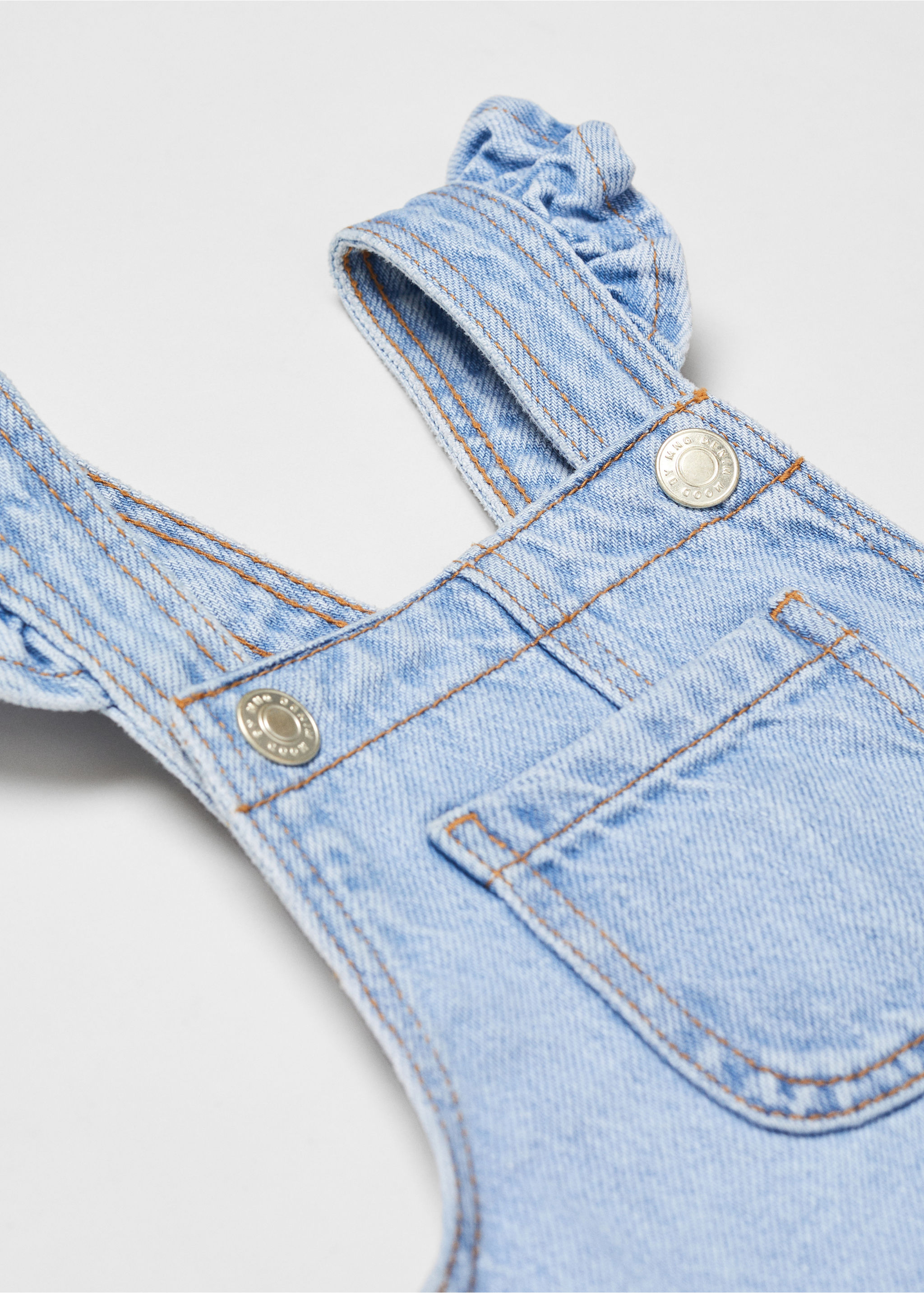Robe chasuble denim volants - Détail de l'article 8