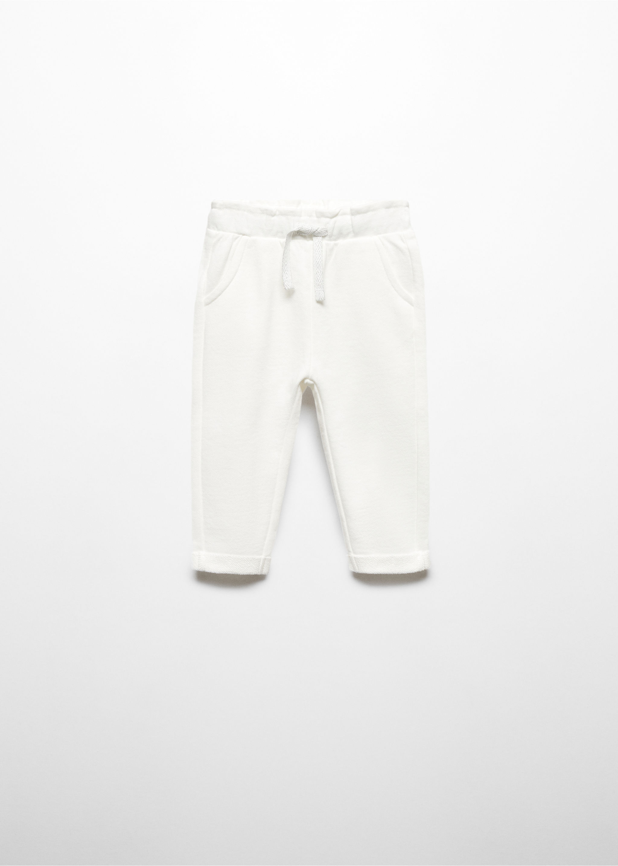 Cotton jogger-style trousers - Article without model