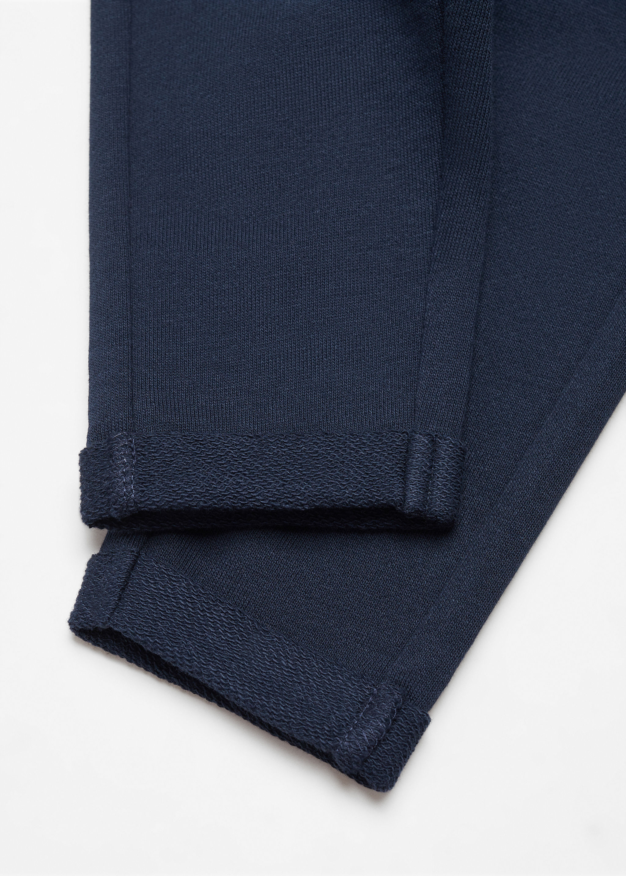 Cotton jogger-style trousers - Details of the article 0