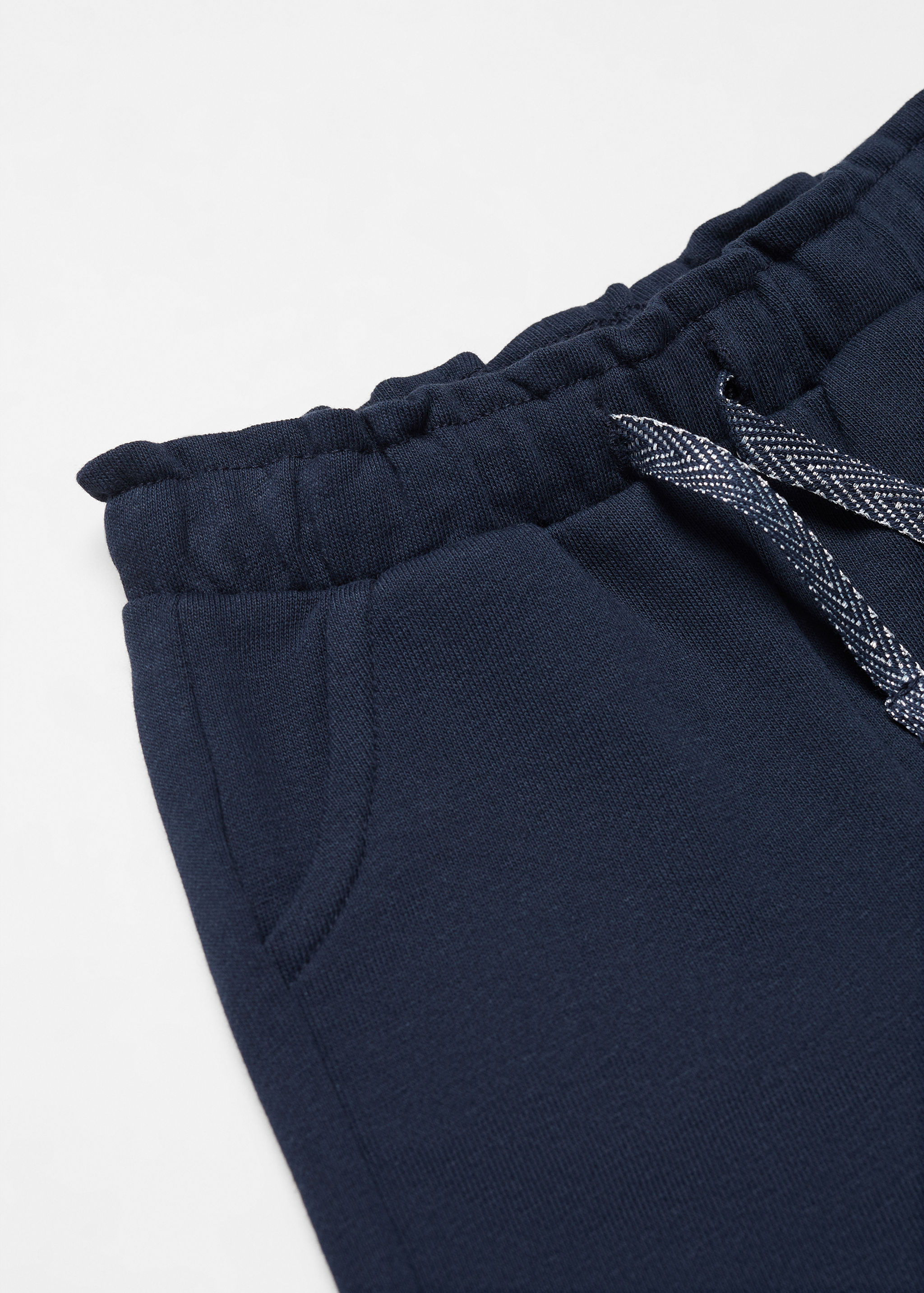 Cotton jogger-style trousers - Details of the article 8