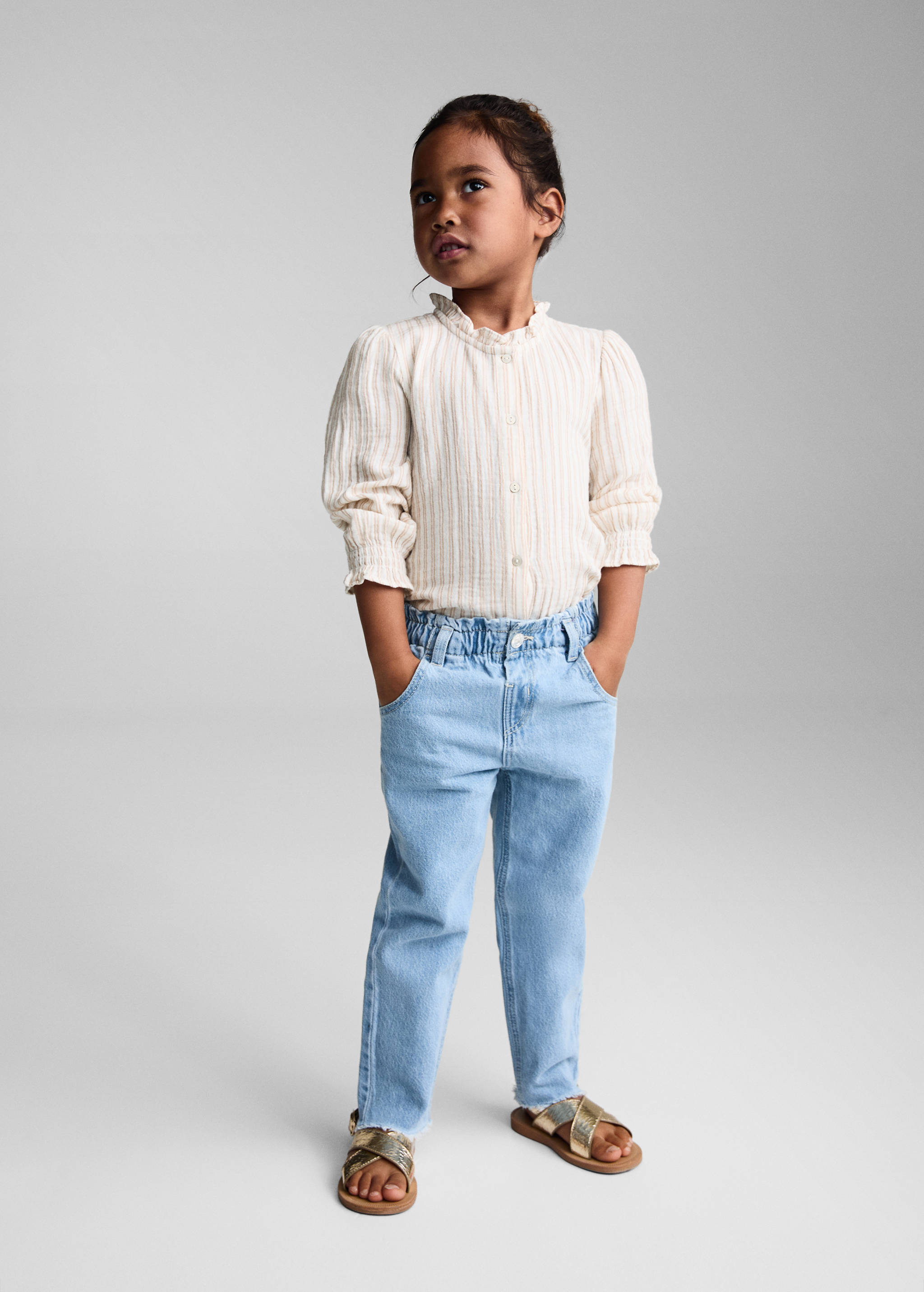 Chemise coton rayures - Plan général