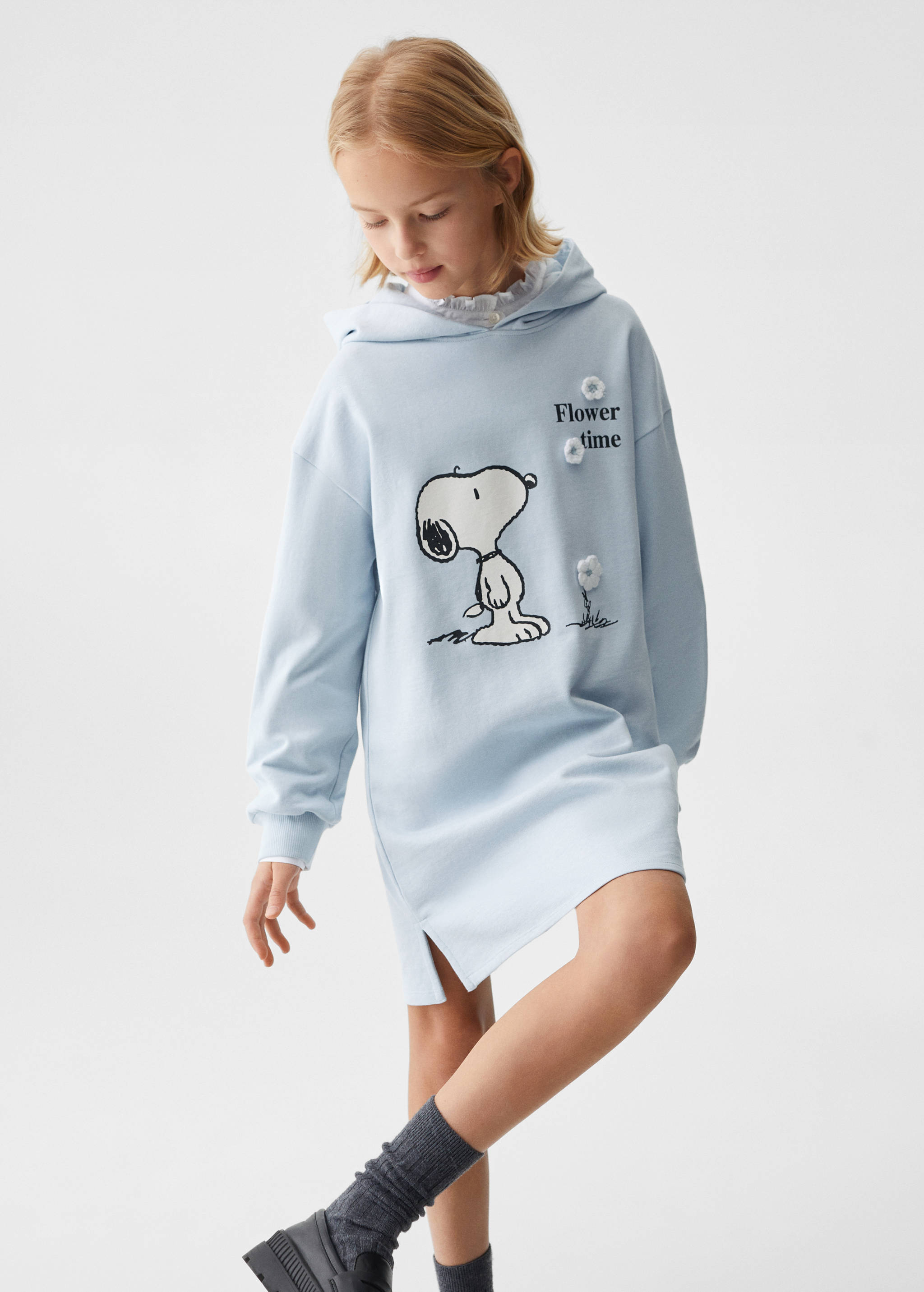 Snoopy sweatshirt dress - Medium plane