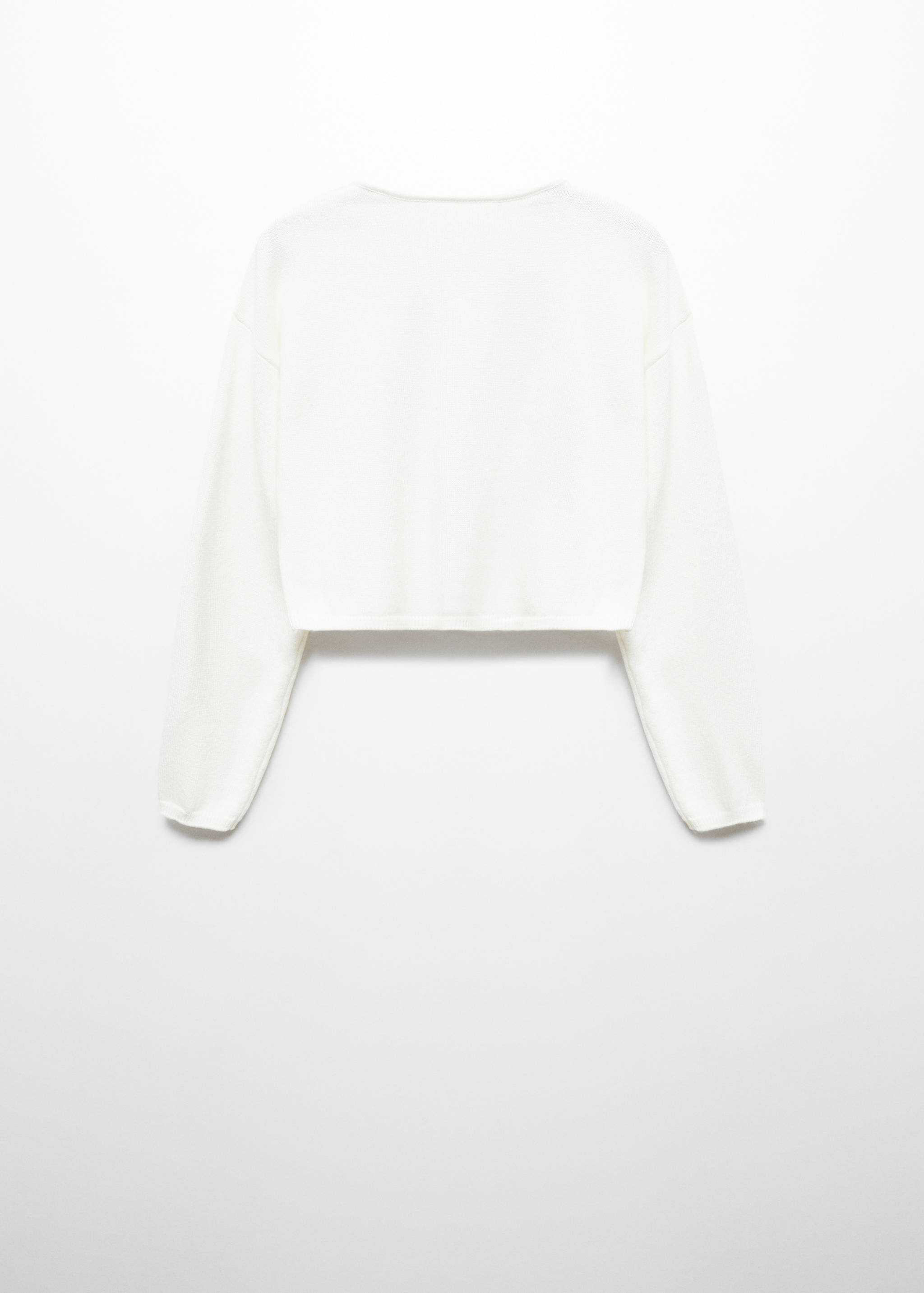 Feinstrick-Cardigan aus Baumwolle - Rückseite des Artikels