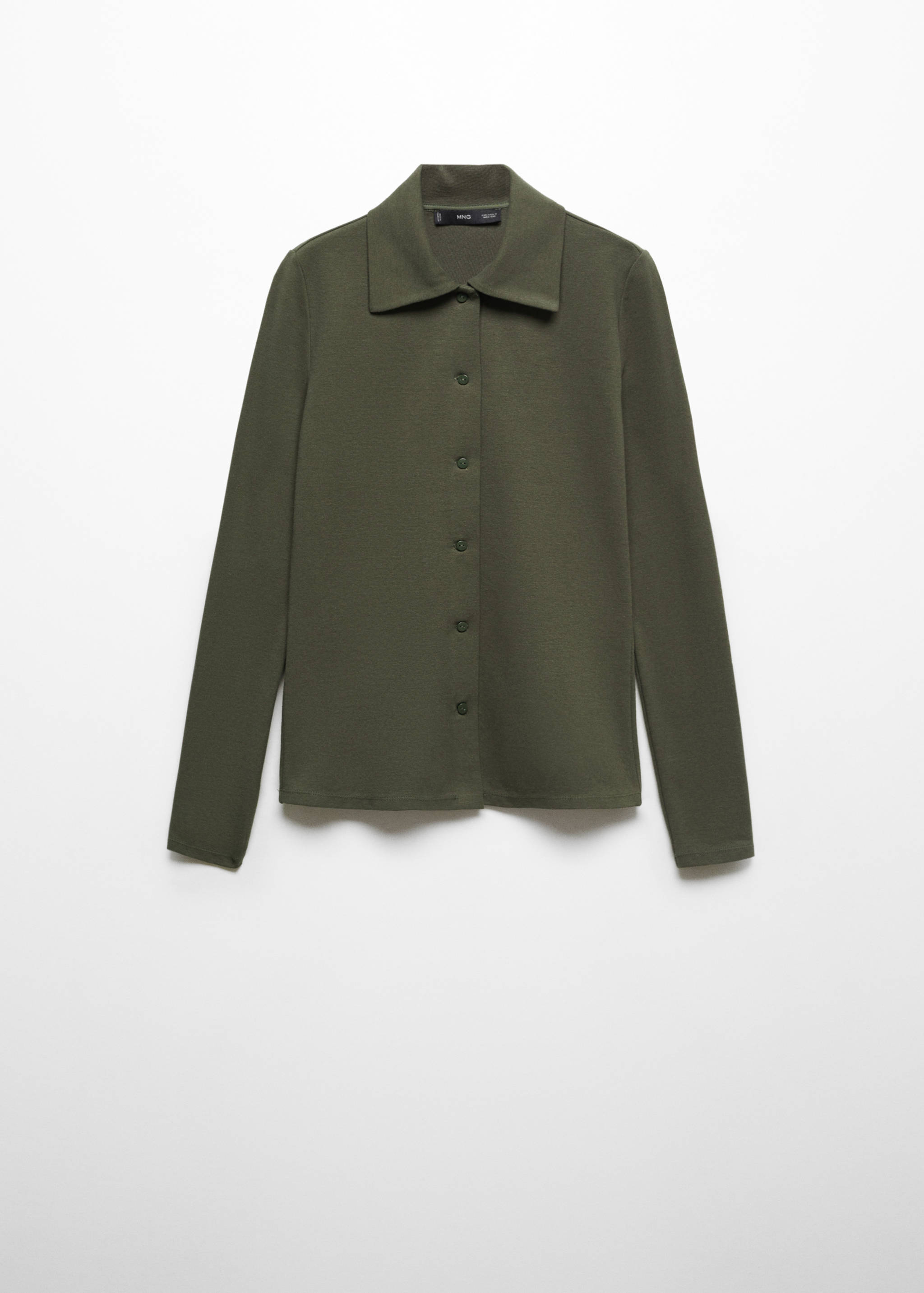 Cotton knit shirt - Article without model