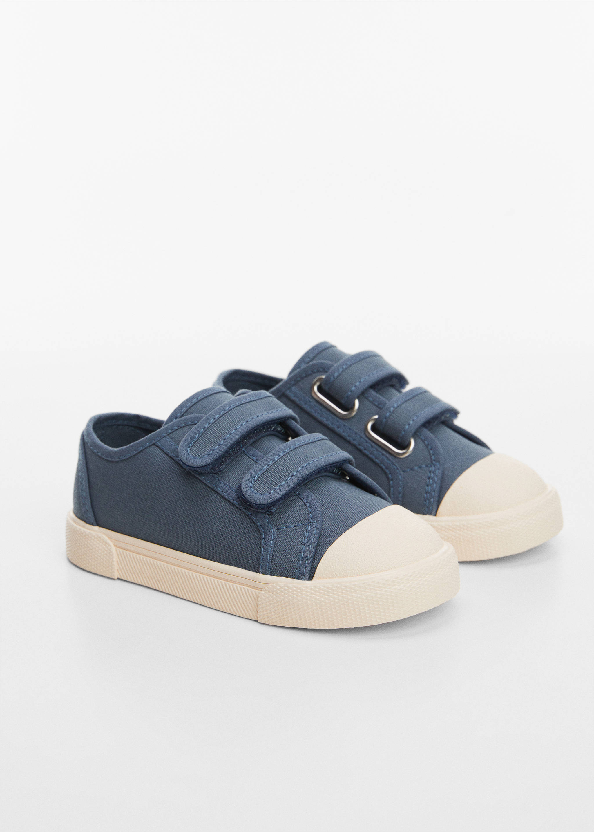 Velcro fastening sneakers - Medium plane, Blue. Ref: 67064013-00.