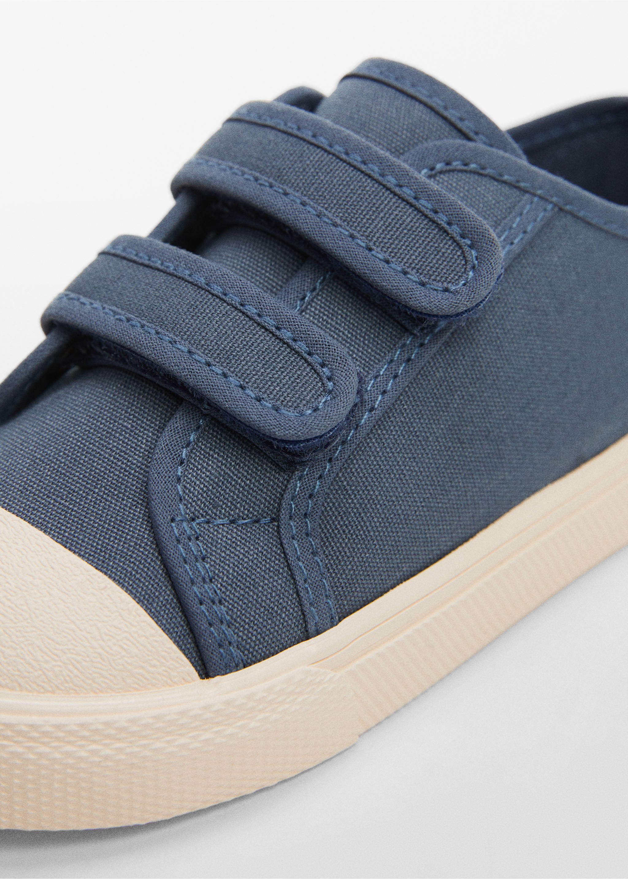 Velcro fastening sneakers - Details of the article 2, Blue. Ref: 67064013-00.