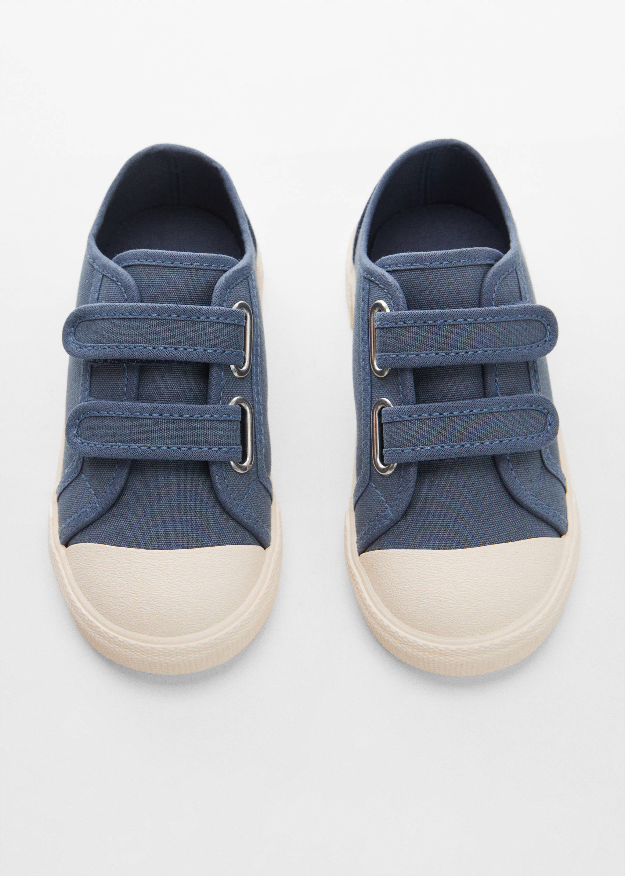 Velcro fastening sneakers - Details of the article 3, Blue. Ref: 67064013-00.
