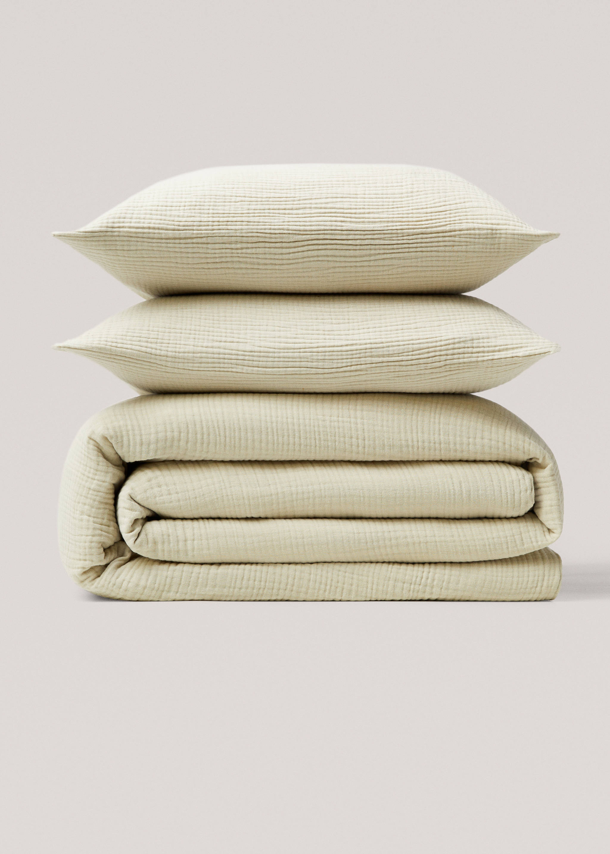 Cotton gauze duvet cover for king bed - Article without model