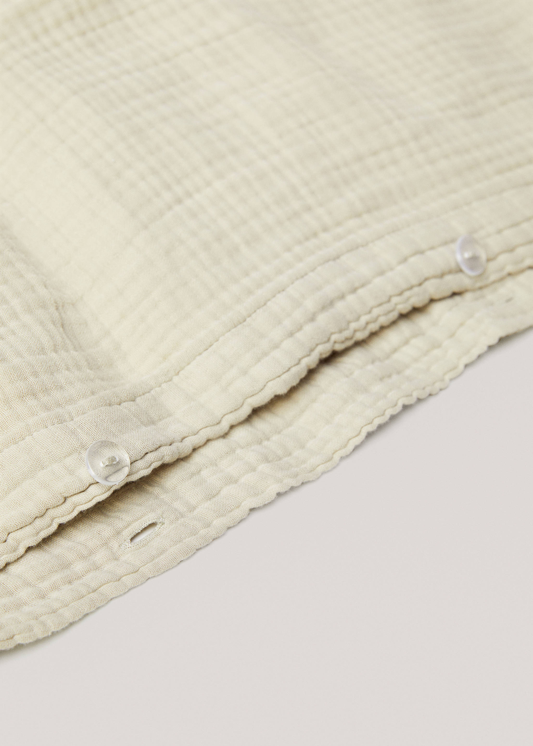 Cotton gauze duvet cover for king bed - Details of the article 1