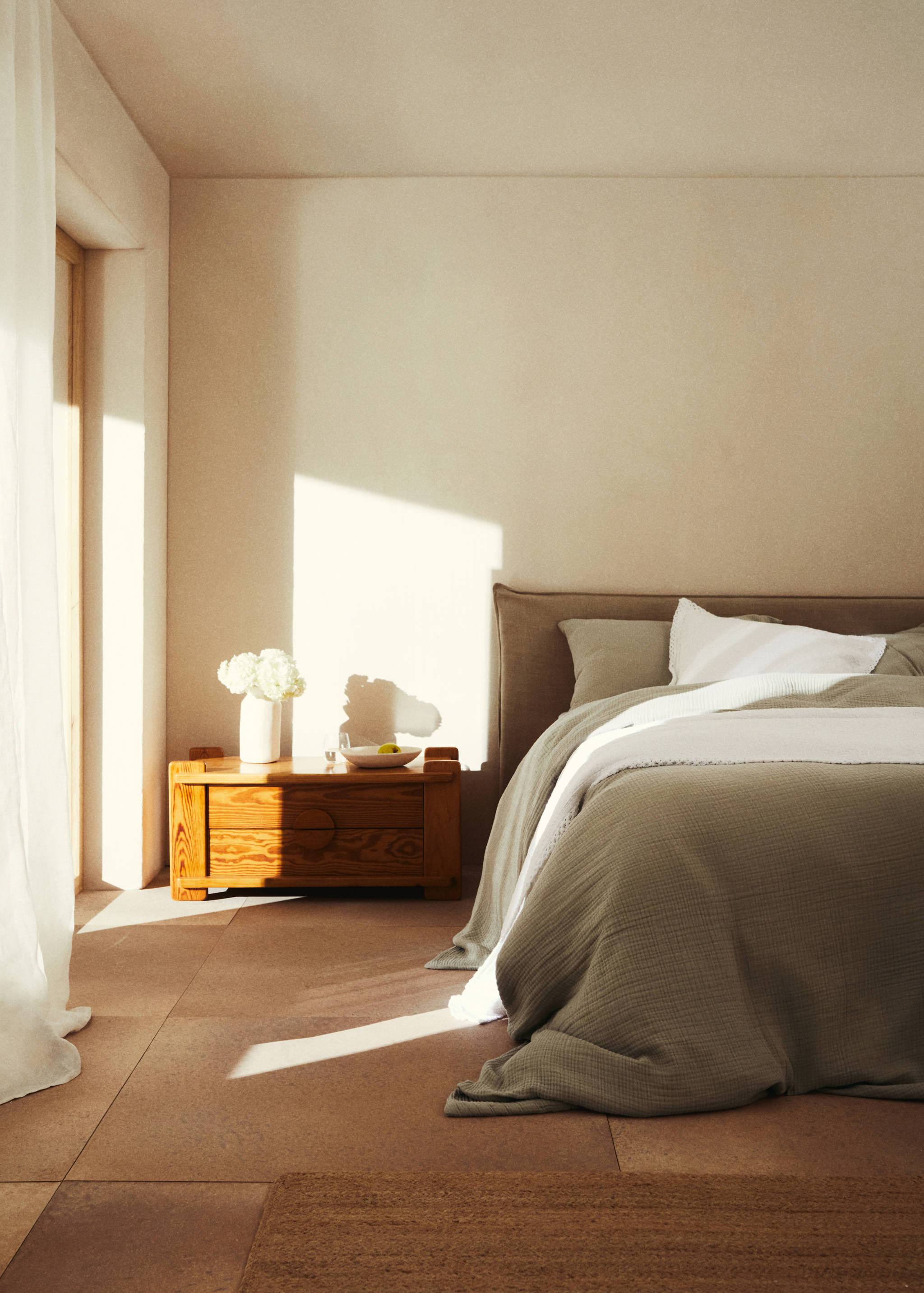 Cotton gauze duvet cover for king bed - Details of the article 6