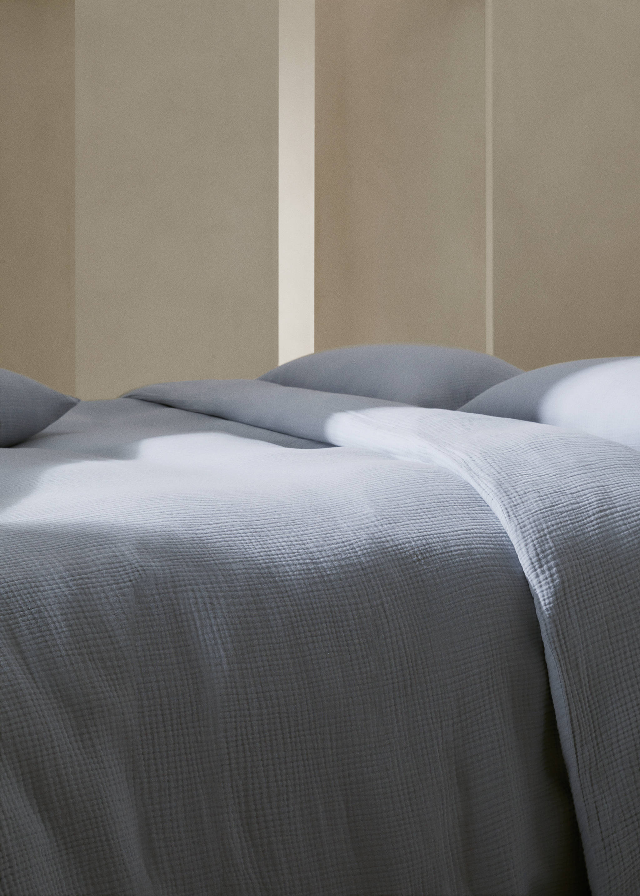 Cotton gauze duvet cover for king bed - Details of the article 7