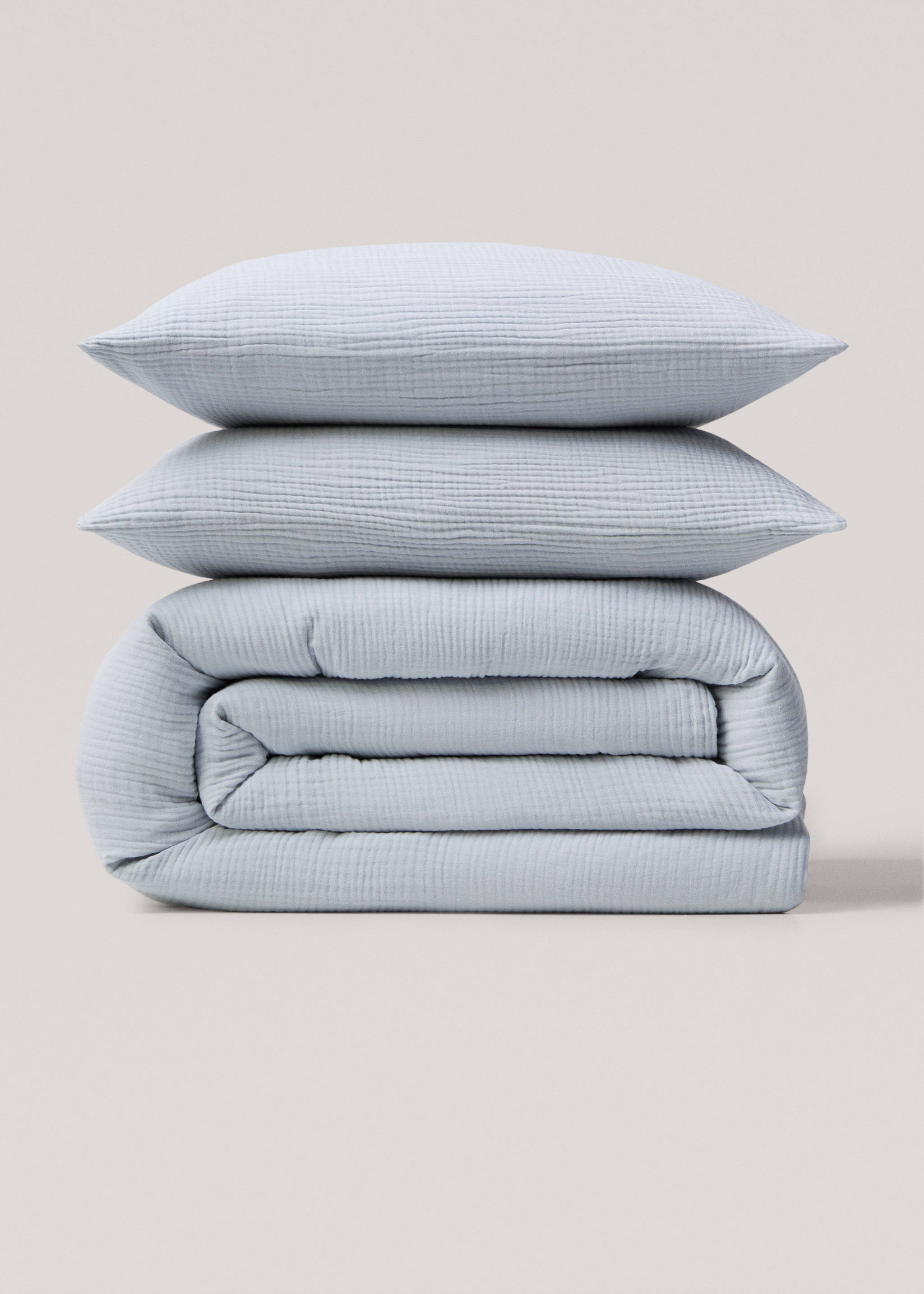 Cotton gauze duvet cover for king bed - Article without model