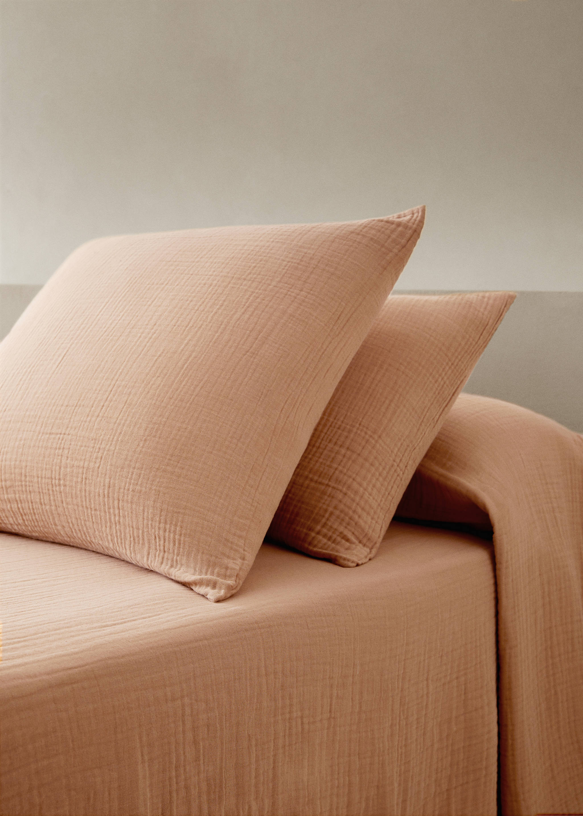 Cotton gauze pillow case 50x75cm (Pack of 2) - General plane