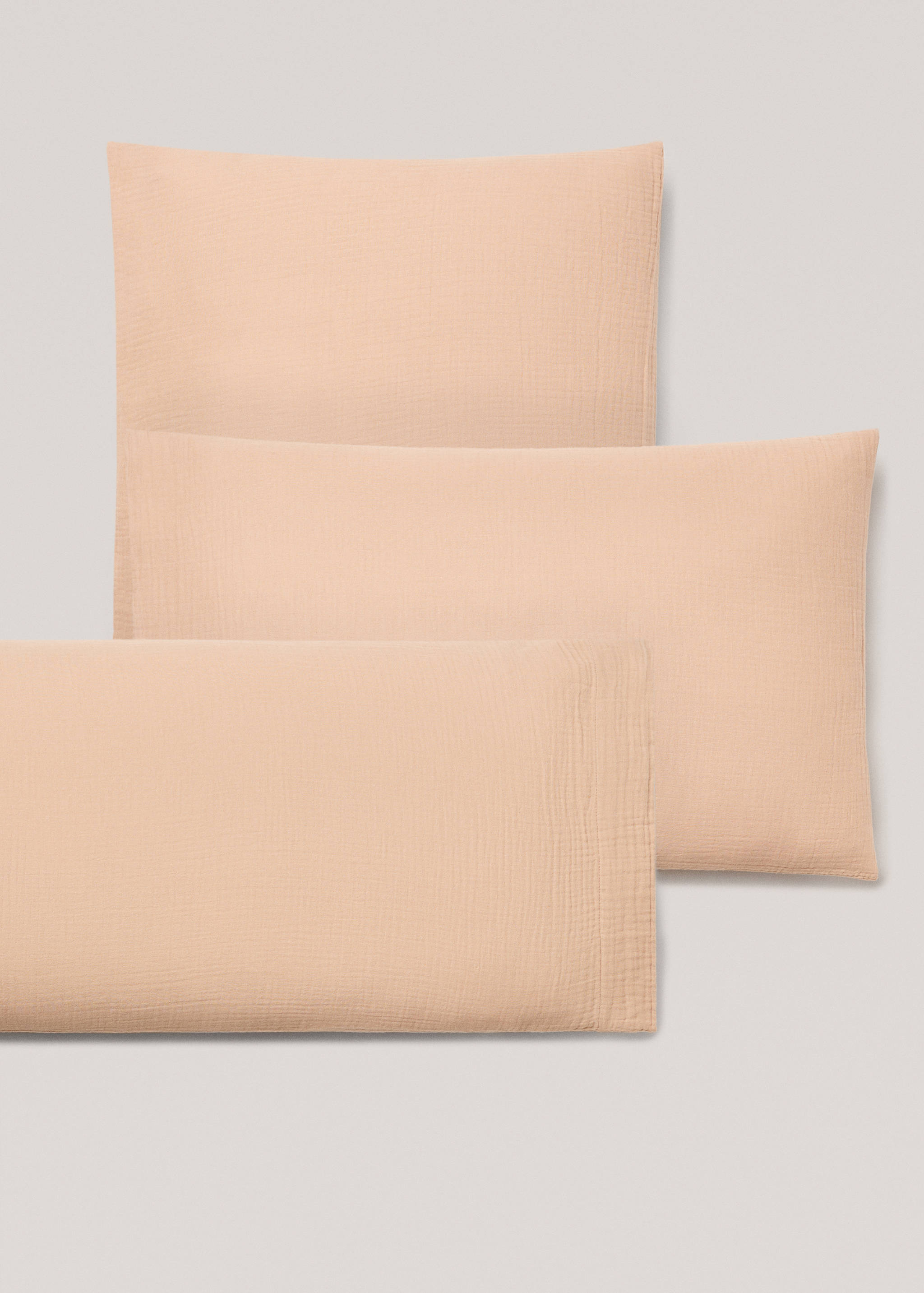 Cotton gauze pillow case 50x75cm (Pack of 2) - Details of the article 4