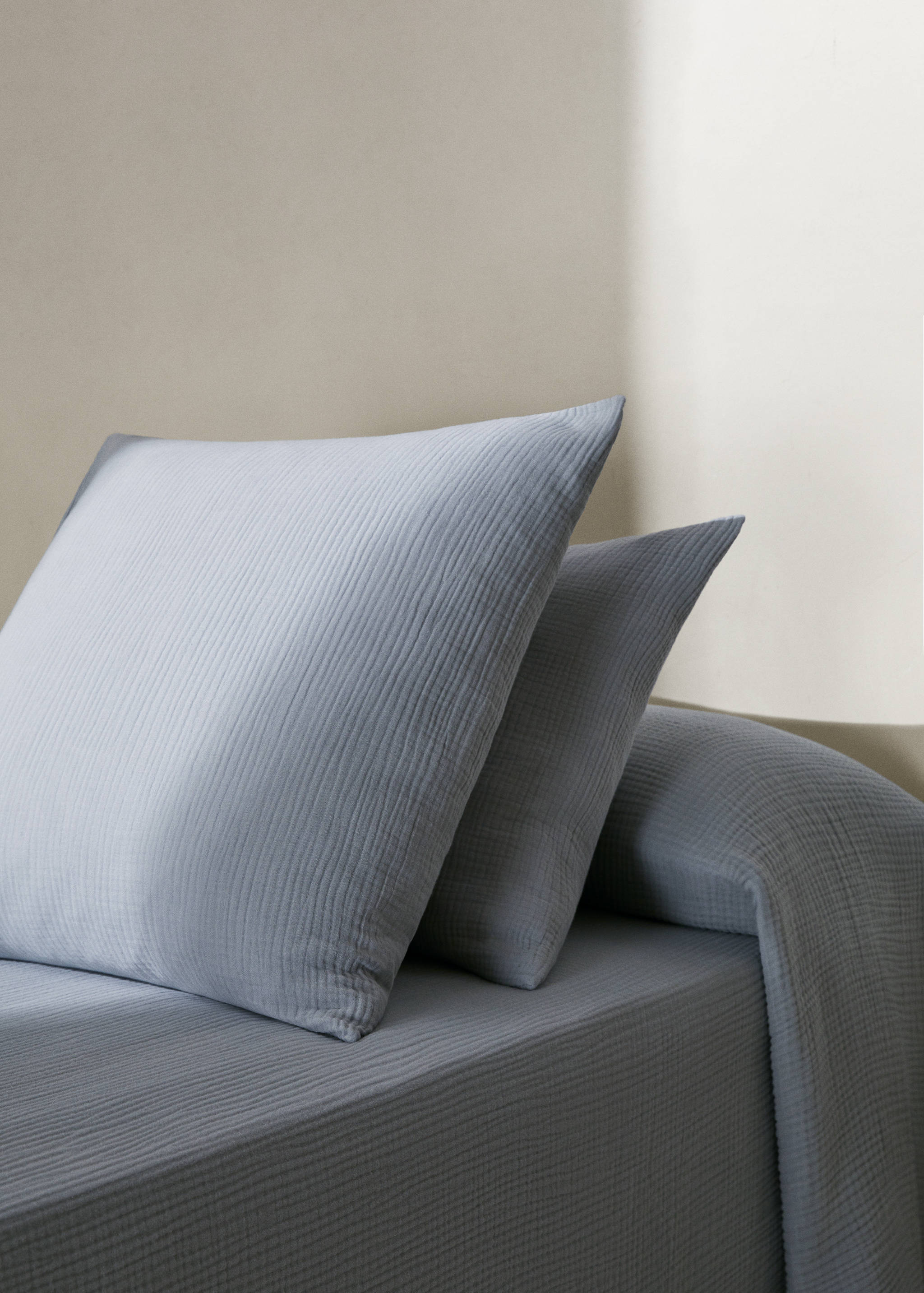 Cotton gauze pillow case 50x75cm (Pack of 2) - General plane