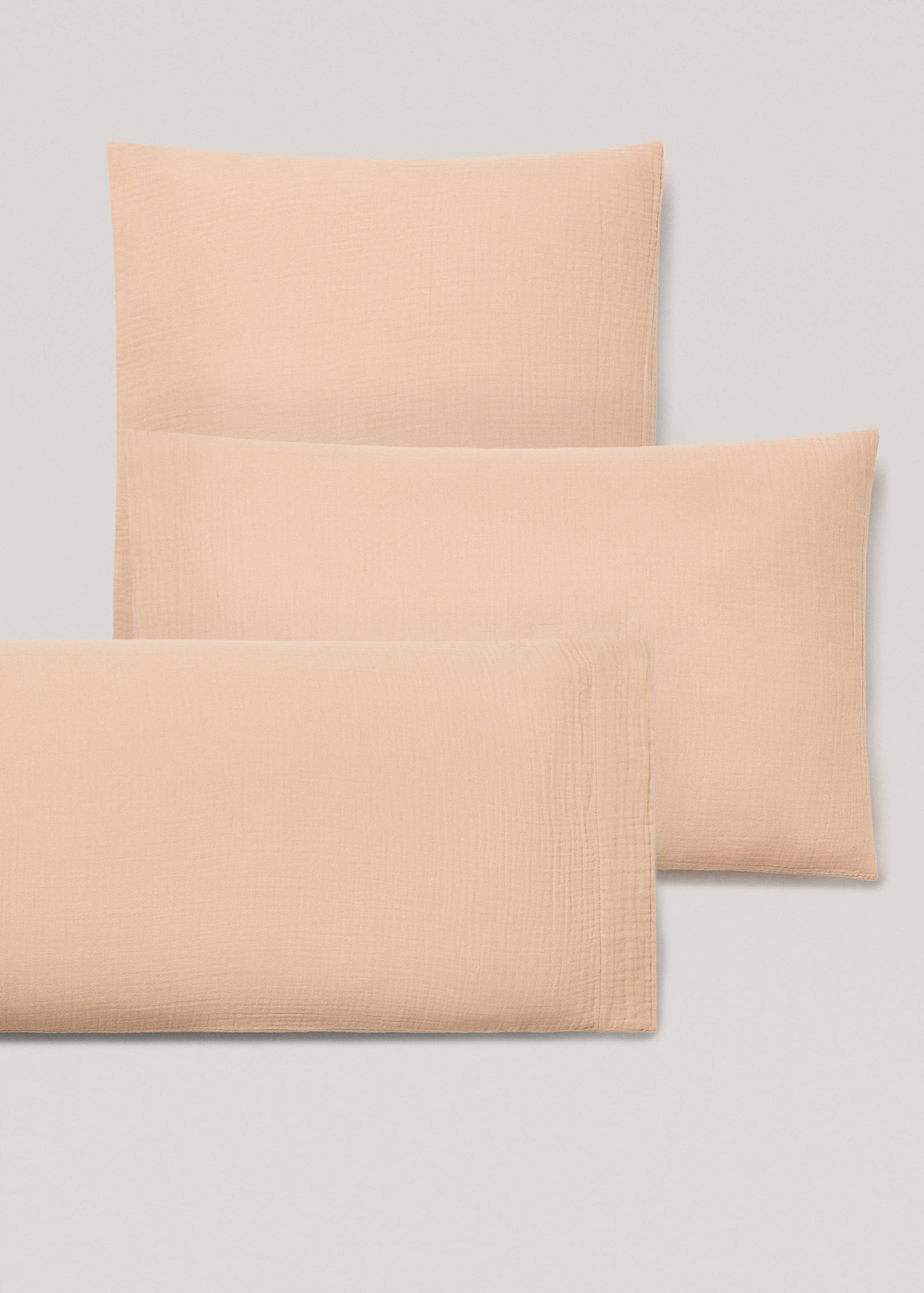 Cotton gauze pillow case 60x60m (Pack of 2) - Details of the article 4