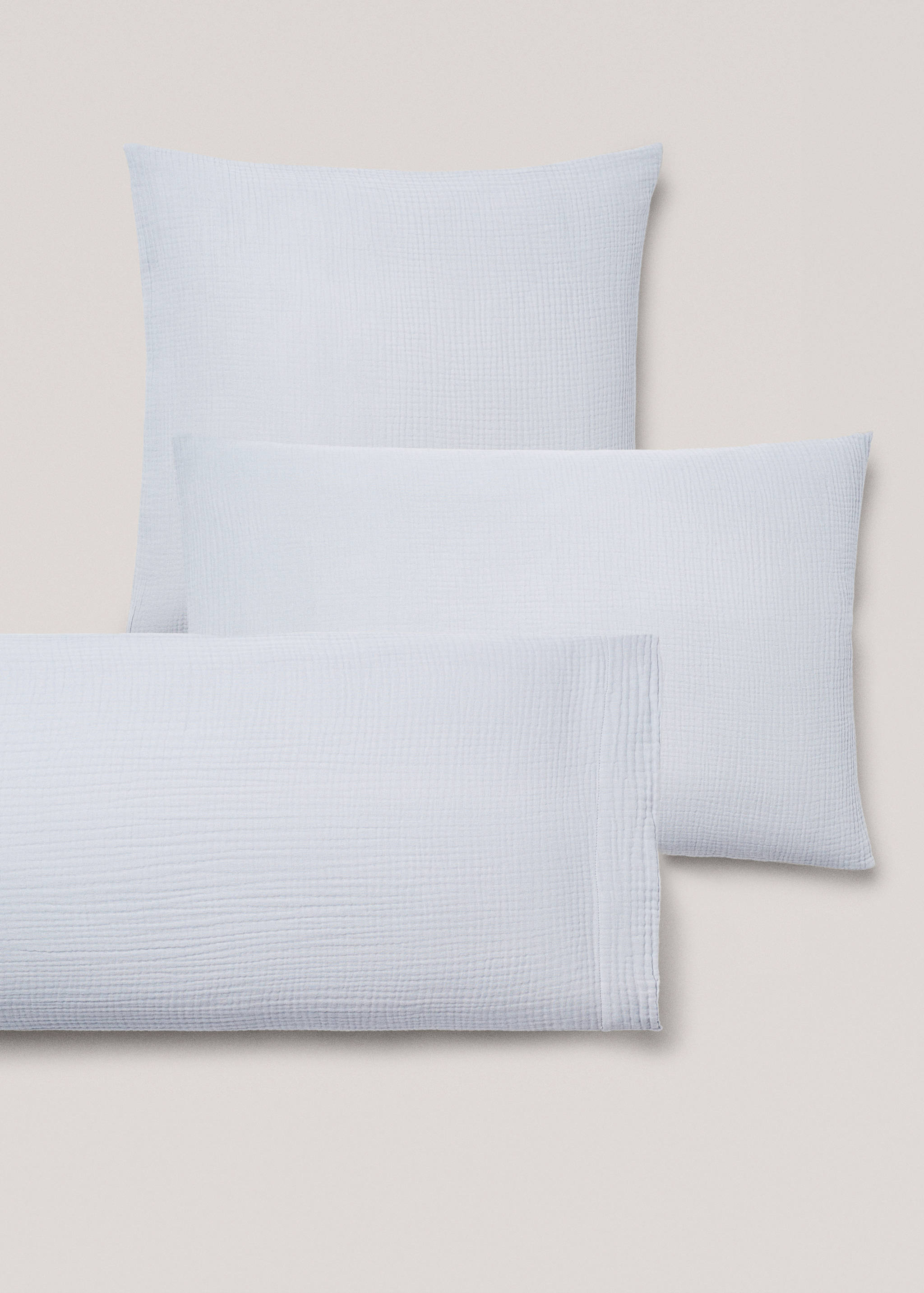 Cotton gauze pillow case 60x60m (Pack of 2) - Details of the article 4