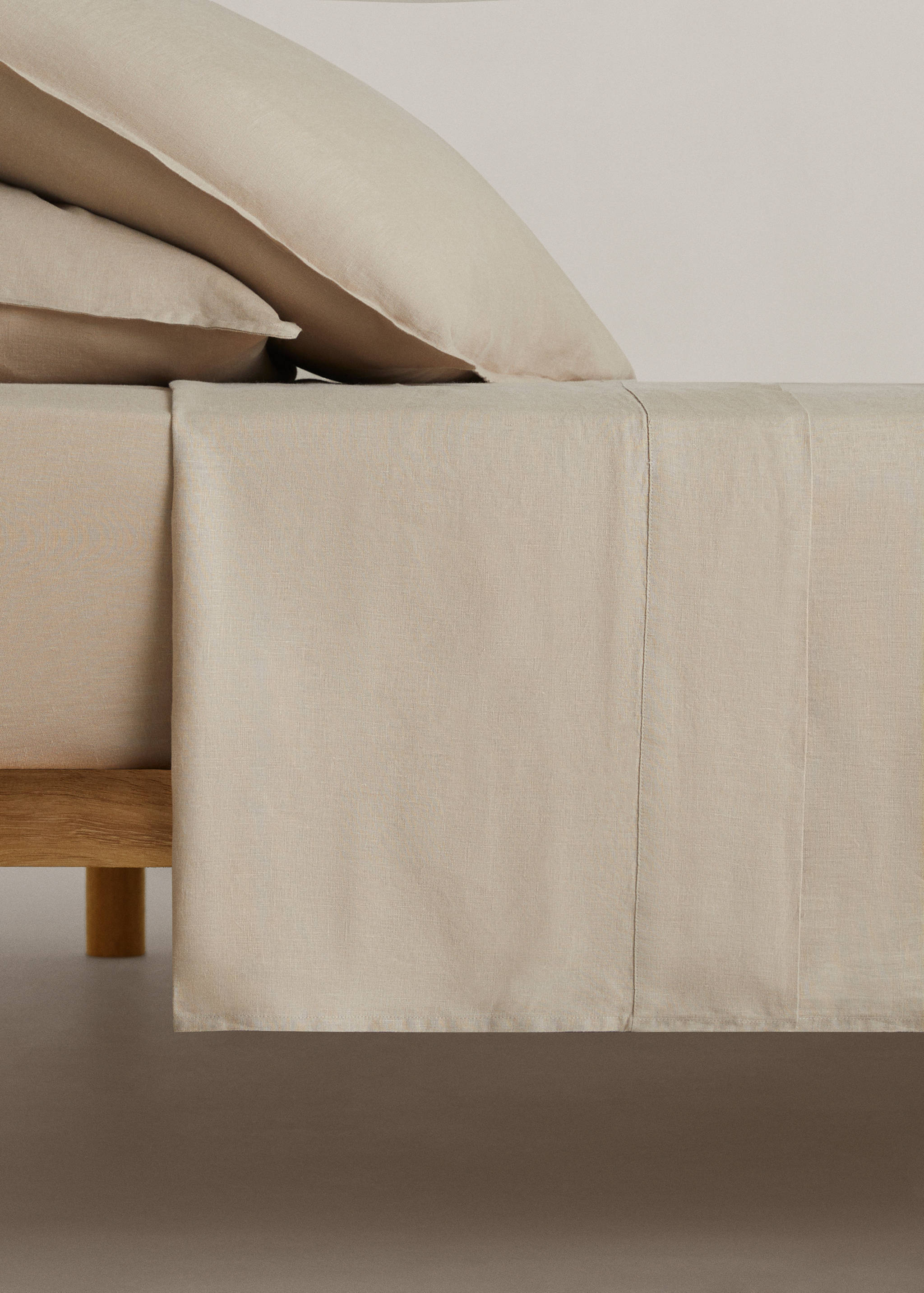 Leinen-Bettlaken für ein 90 cm Bett - Artikel ohne Model
