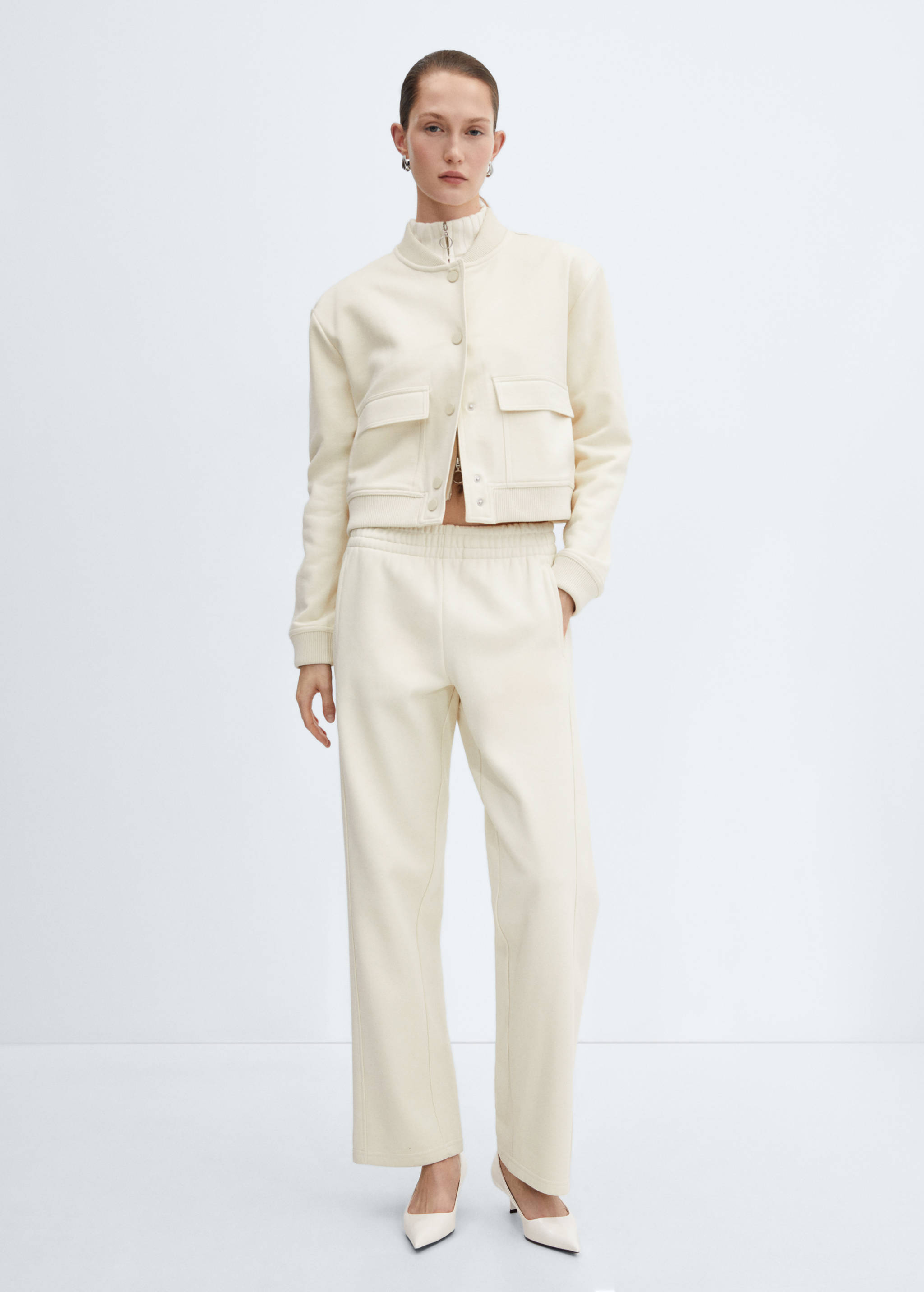 Pantalons jogger cotó - Pla general