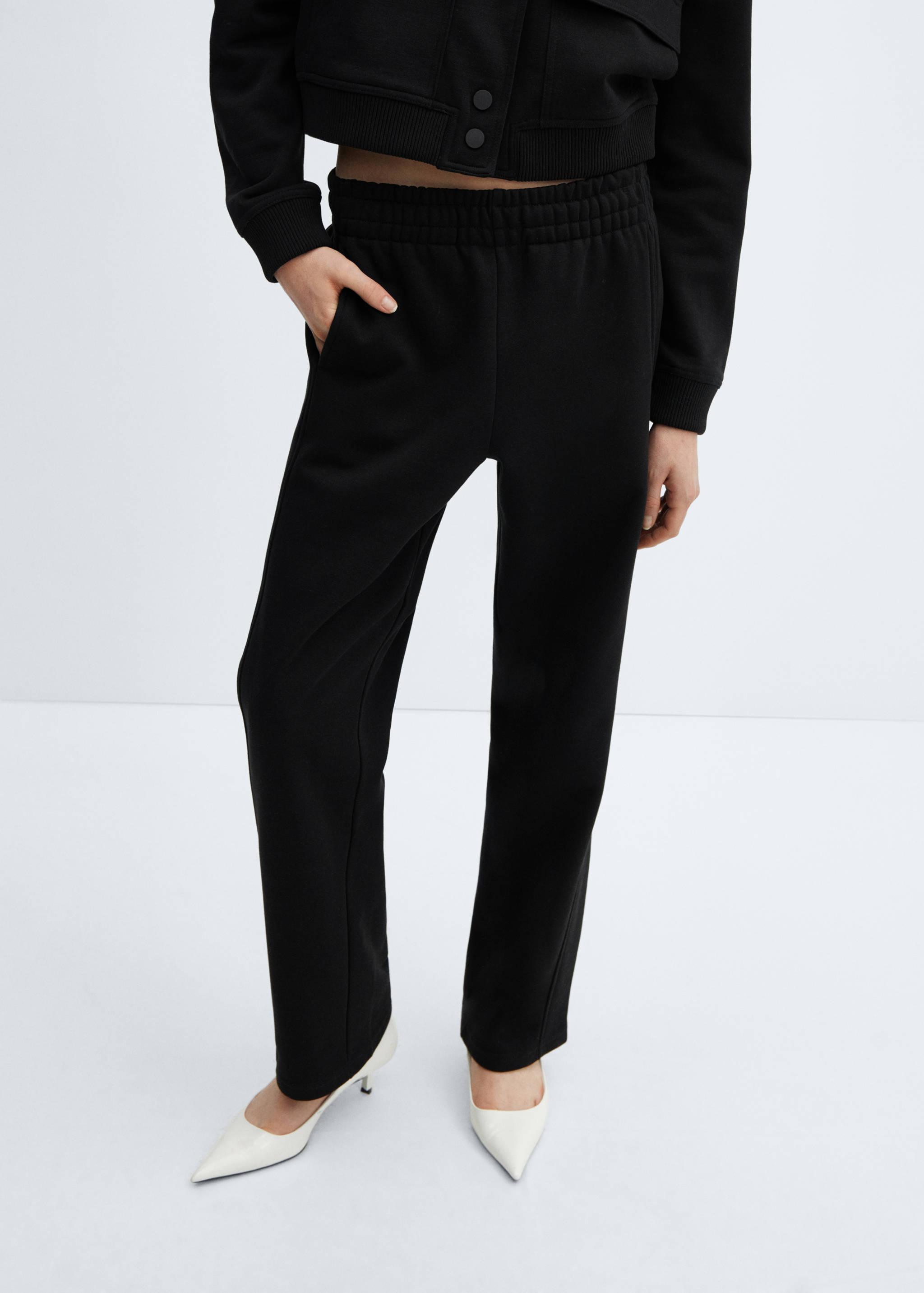 Pantalon jogger coton - Plan moyen